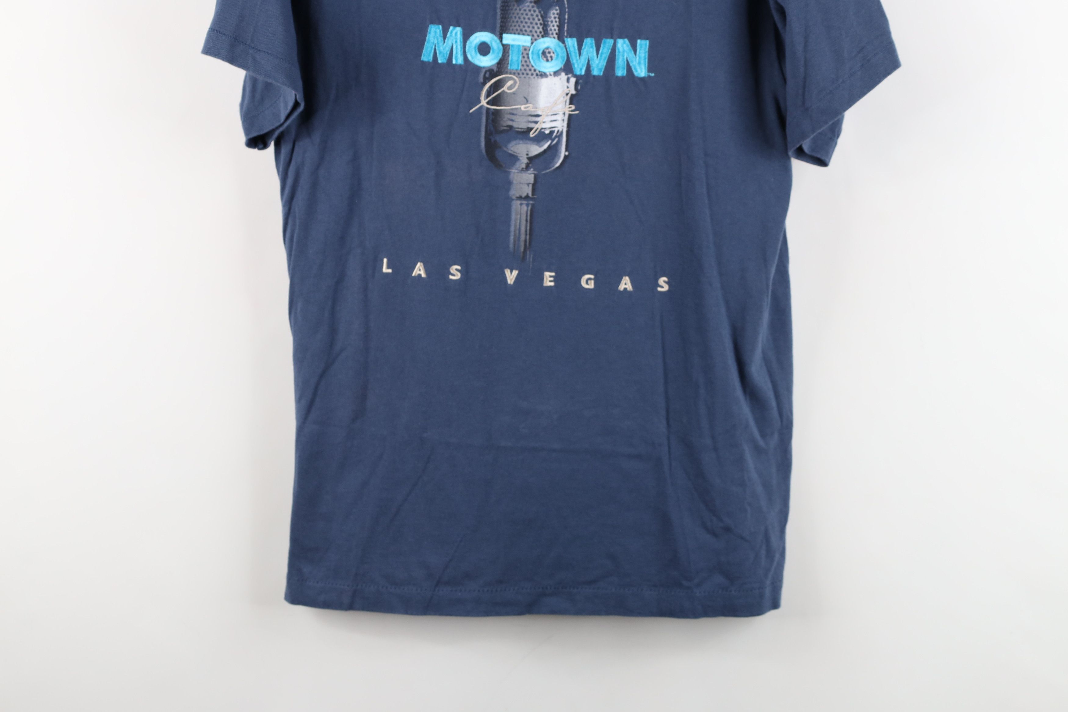 Vintage Vintage 90s Streetwear Motown Cafe Las Vegas T-Shirt Blue Size US S / EU 44-46 / 1 - 3 Thumbnail