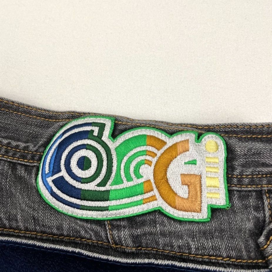 Coogi VINTAGE COOGI Jeans 42x32 Gray Denim Wide Leg Baggy Hip Hop Embroidered 90s Mens Size US 42 / EU 58 - 3 Thumbnail