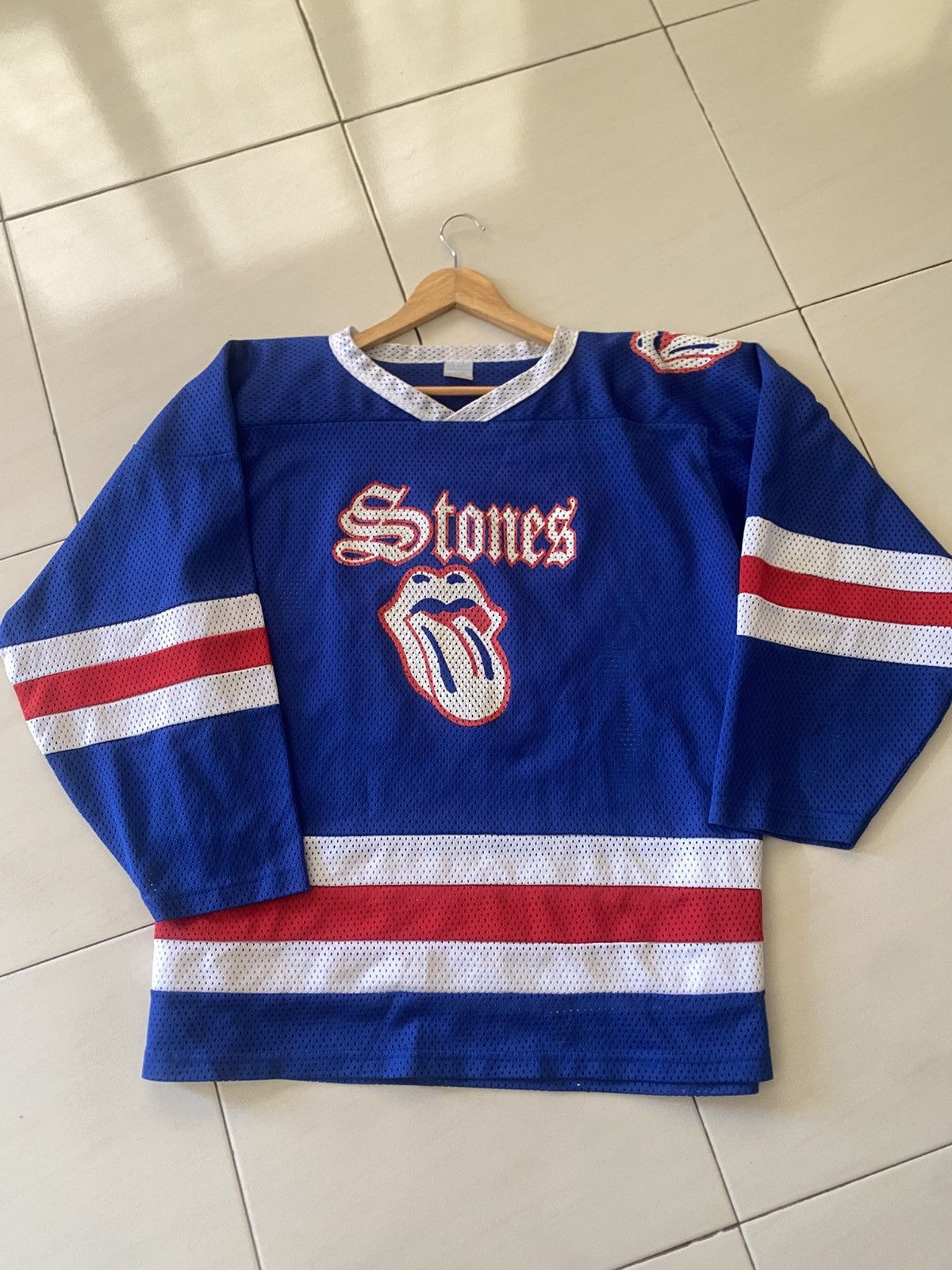 The Rolling Stones Rolling stones nhl jersey vintage 80s Size US XL / EU 56 / 4 - 1 Thumbnail