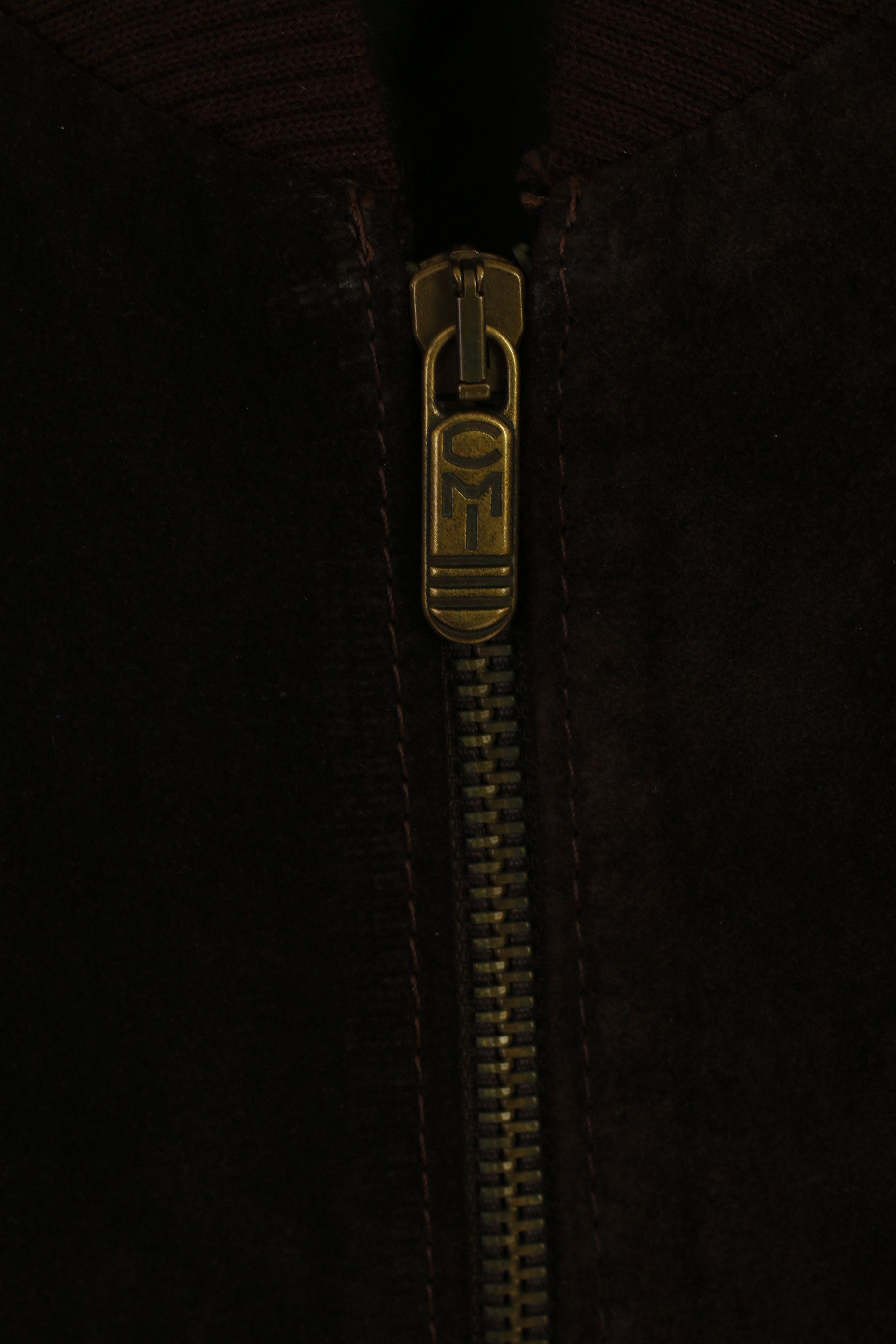 Vintage VIP Men XL Jacket Brown Leather Suede Italy 7694 Size US XL / EU 56 / 4 - 5 Thumbnail