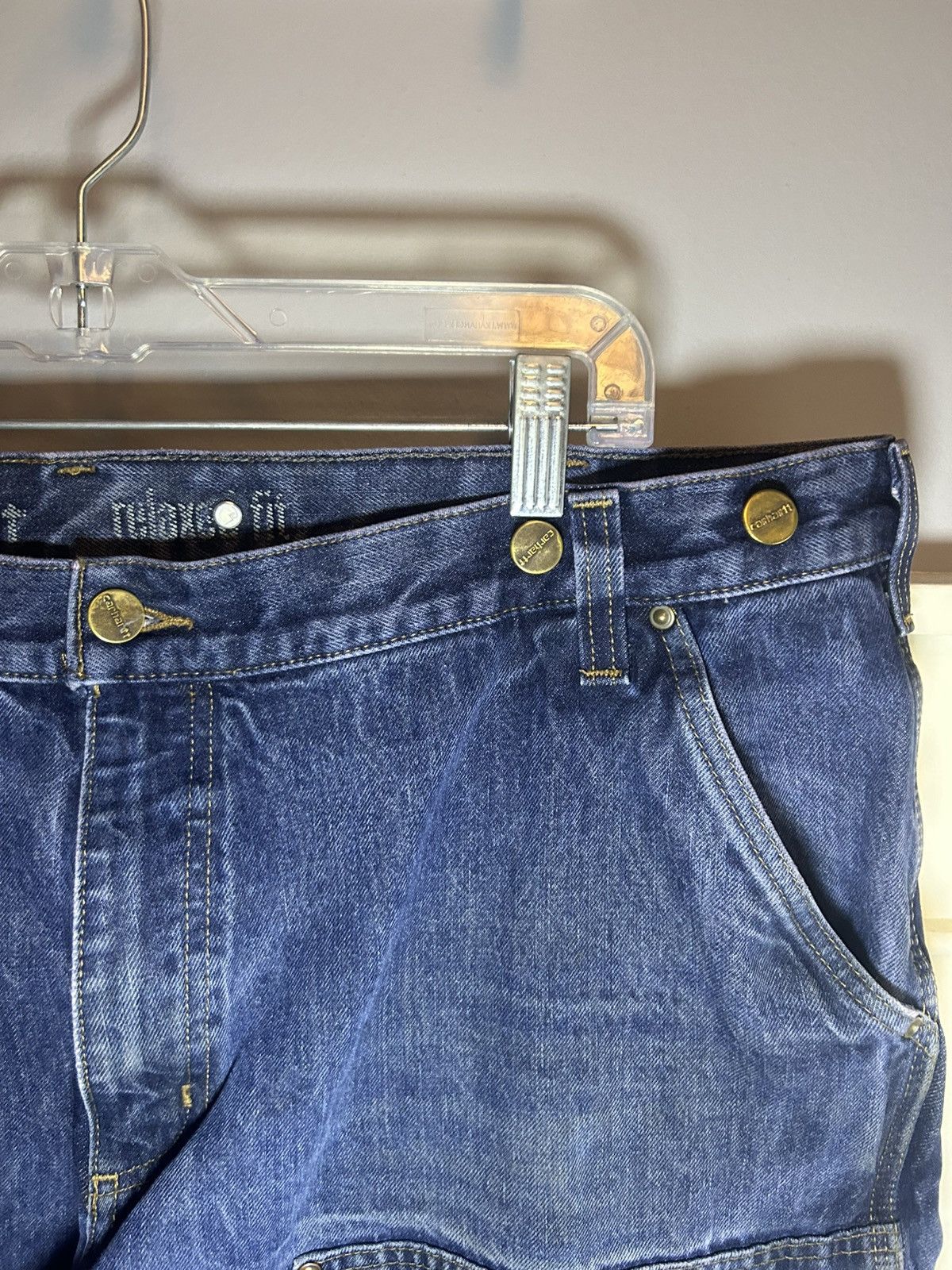 Carhartt × Vintage Carhartt Double Knee relaxed fit carpenter jeans Size US 42 / EU 58 - 9 Thumbnail