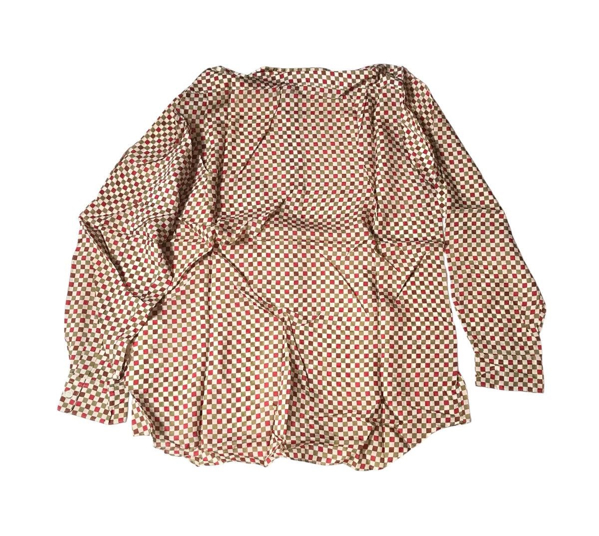 Comme des Garcons Cdg homme plus AD2001 flowy checkered button up Size US M / EU 48-50 / 2 - 7 Thumbnail