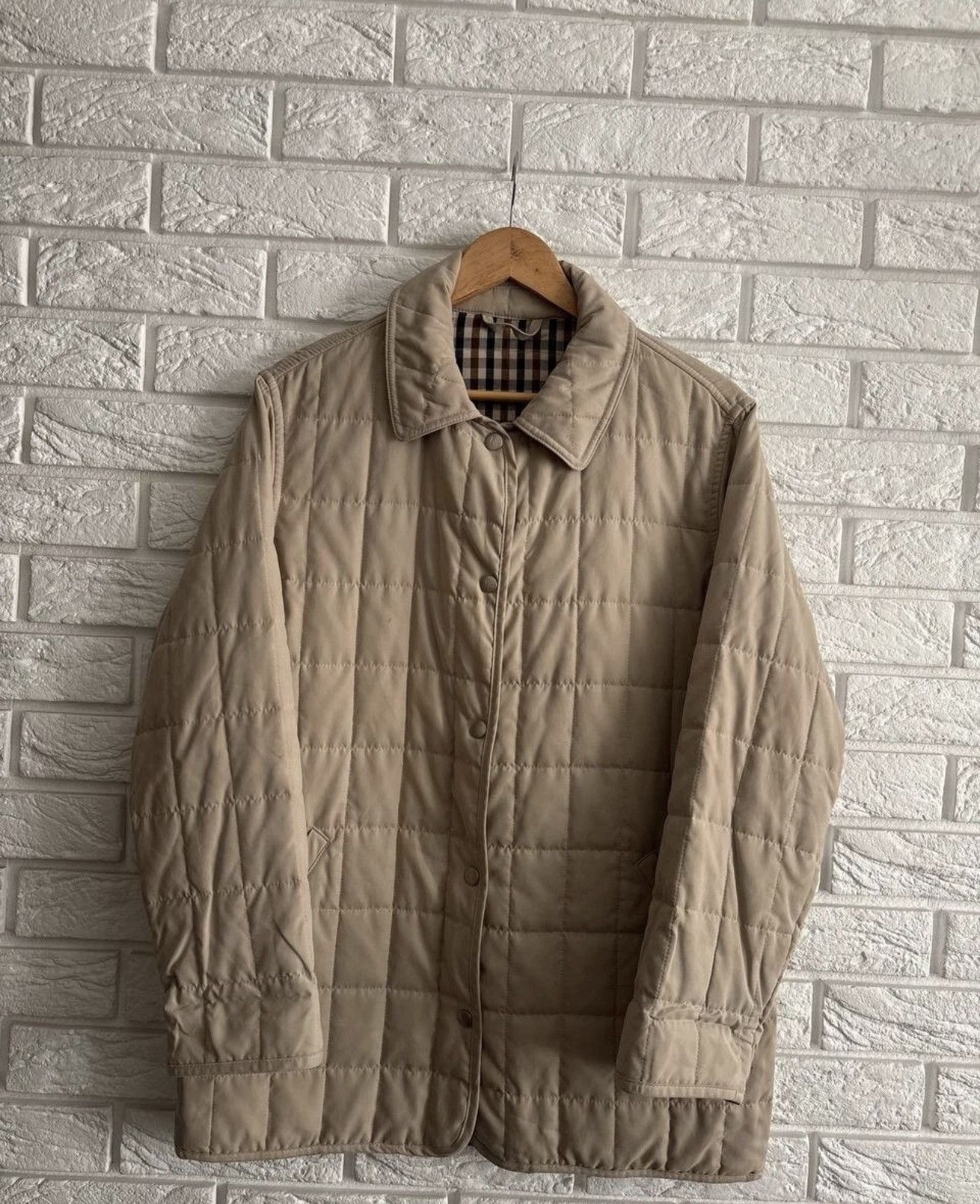 Aquascutum Aquascutum coat vintage beige full cage size Medium Size US M / EU 48-50 / 2 - 2 Thumbnail