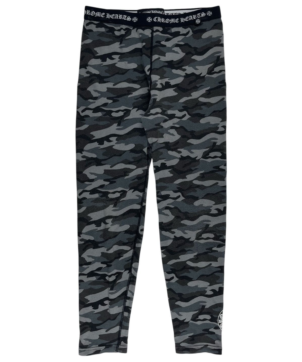 Chrome Hearts Chrome Hearts Gray Camo Horseshoe Logo Print Leggings Size 28" / US 6 / IT 42 - 1 Thumbnail