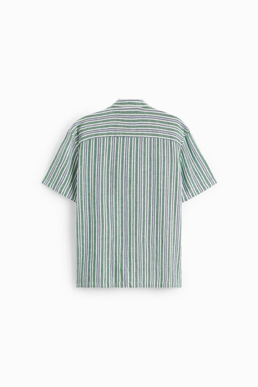 Zara Men’s Shirts Zara Striped Linen Button Up Multicolour Size US M / EU 48-50 / 2 - 2 Thumbnail
