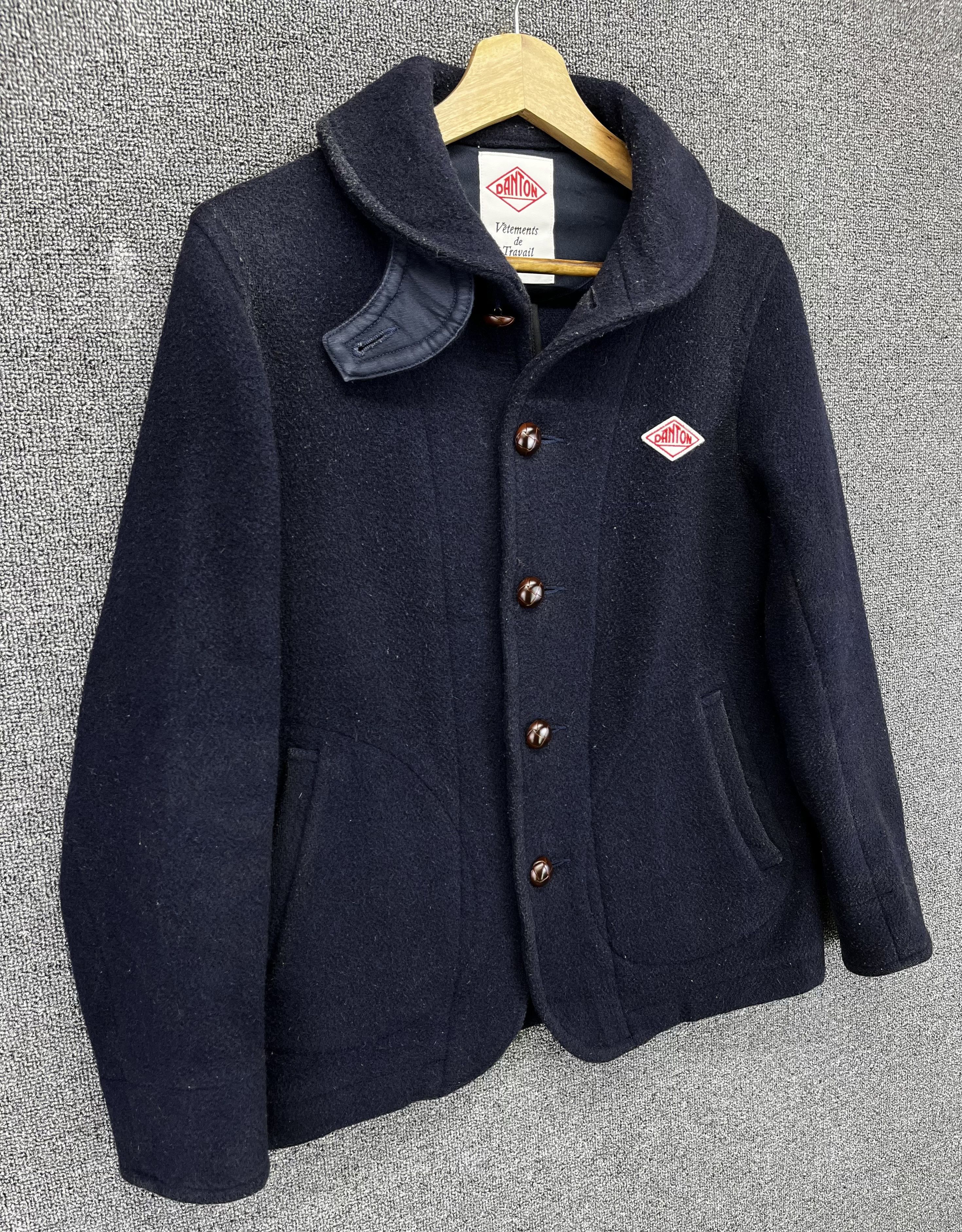 Danton Vintage Danton Rare Fleece Button Up Jacket Size XS / US 0-2 / IT 36-38 - 2 Thumbnail