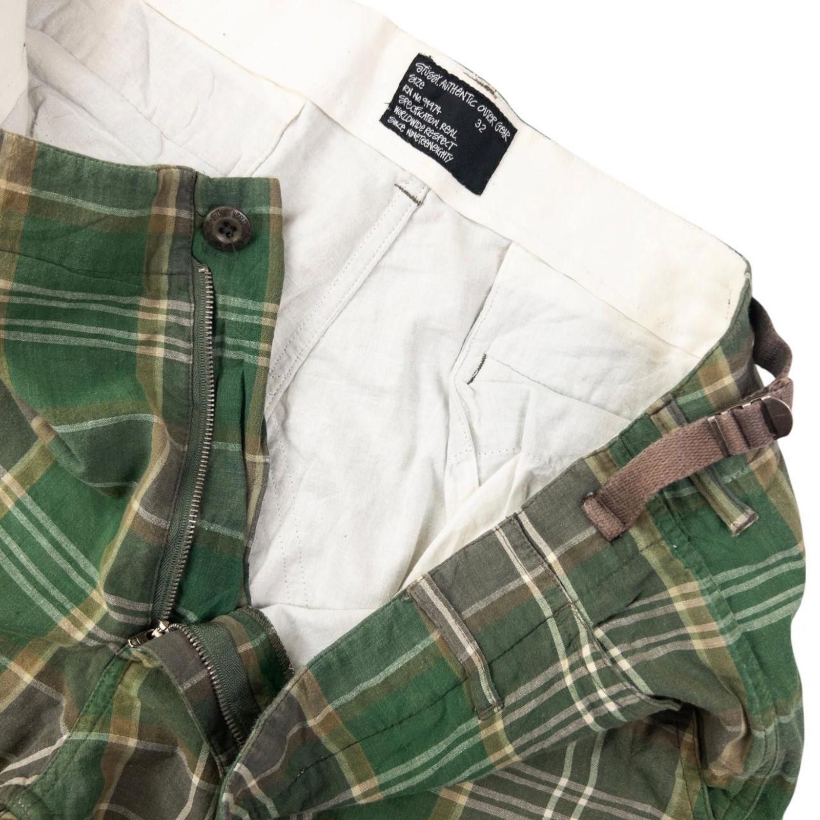 Stussy Vintage Stussy Checked Lightweight Trousers Size 34 Size US 34 / EU 50 - 5 Thumbnail