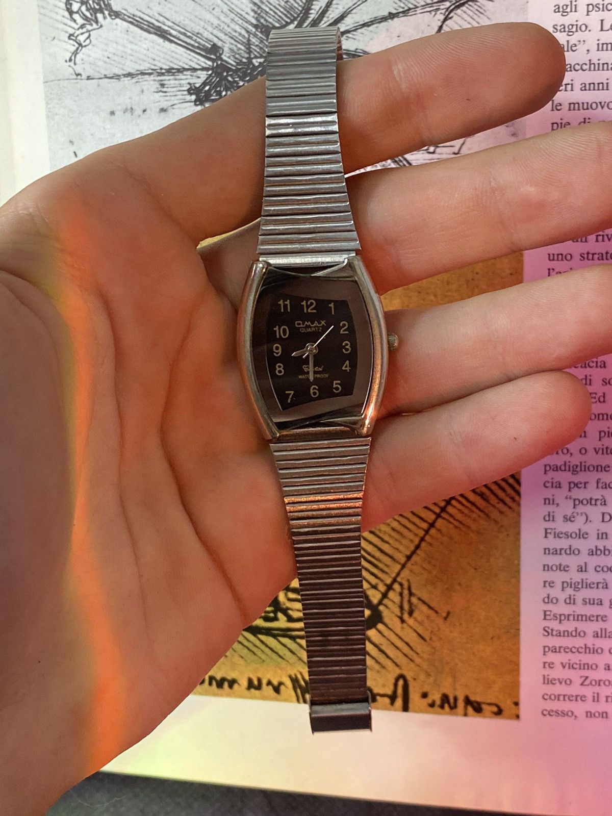 Japanese Brand × Jewelry × Vintage Unique Omax Watch Silver Black Size ONE SIZE - 7 Thumbnail