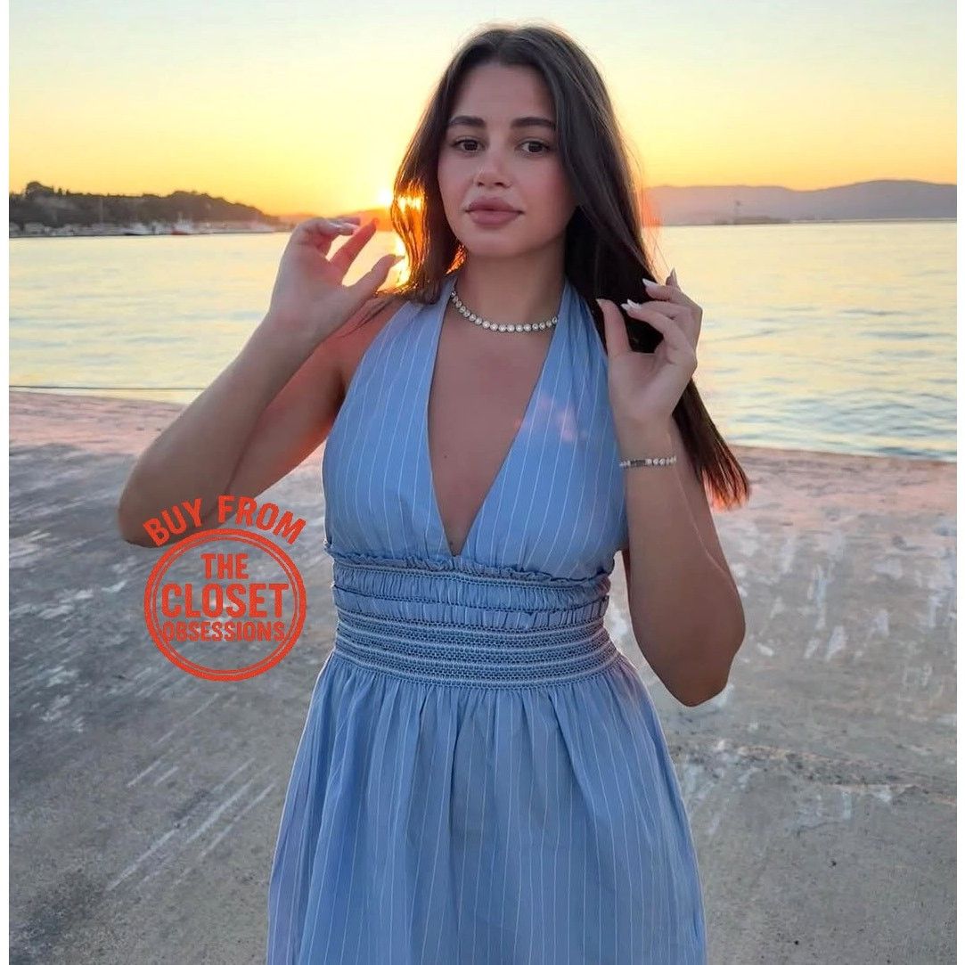 diamond halter neck dress Elegant Golden Yellow Satin Dress with Halter Neck and Diamond Decor f –  Canary Houze main image 1