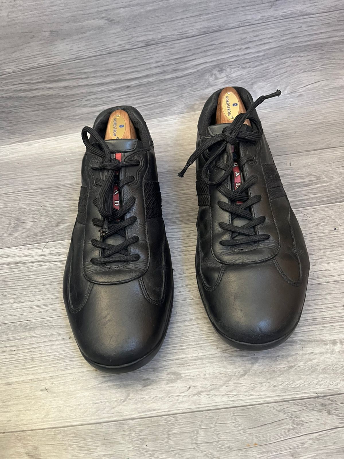 Prada Prada American Cup Black Low-Top Sneakers Sz 8.5 UK Size US 9.5 / EU 42-43 - 3 Thumbnail