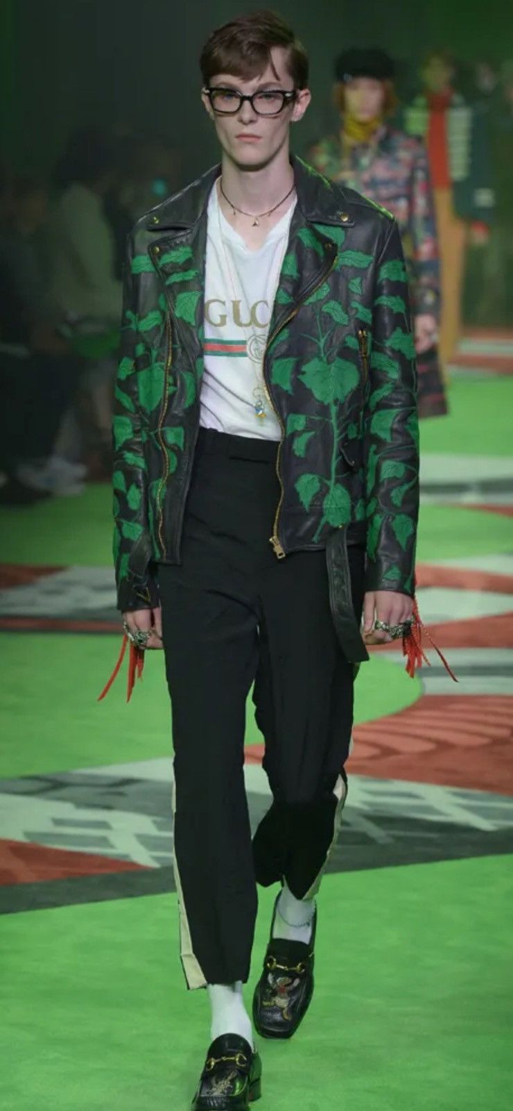 Gucci Gucci Mens leather biker jacket. 52/L. $10000 Size US L / EU 52-54 / 3 - 1 Thumbnail
