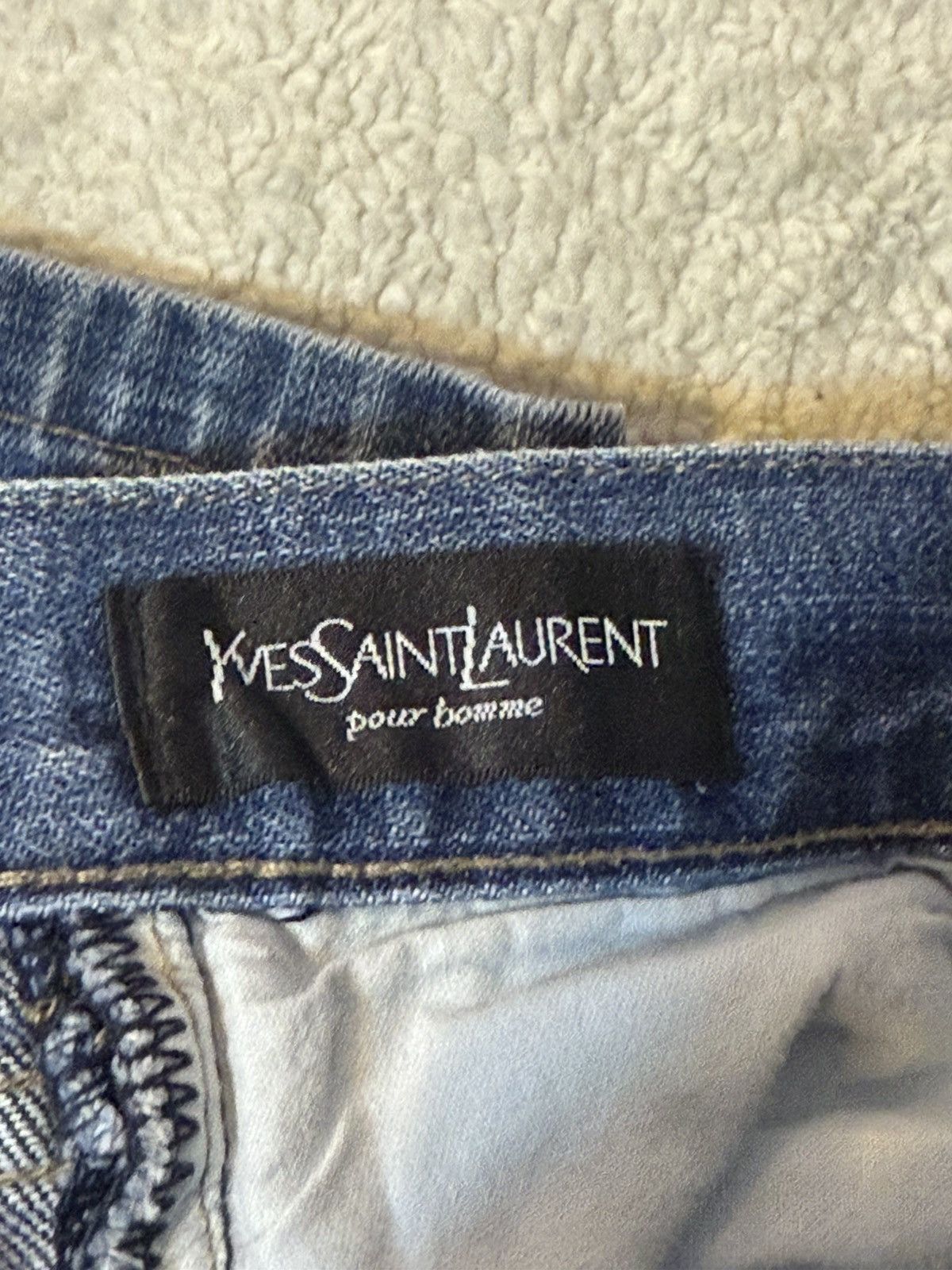 Yves Saint Laurent 36x32 YSL Jeans Denim Pants Size US 36 / EU 52 - 10 Thumbnail
