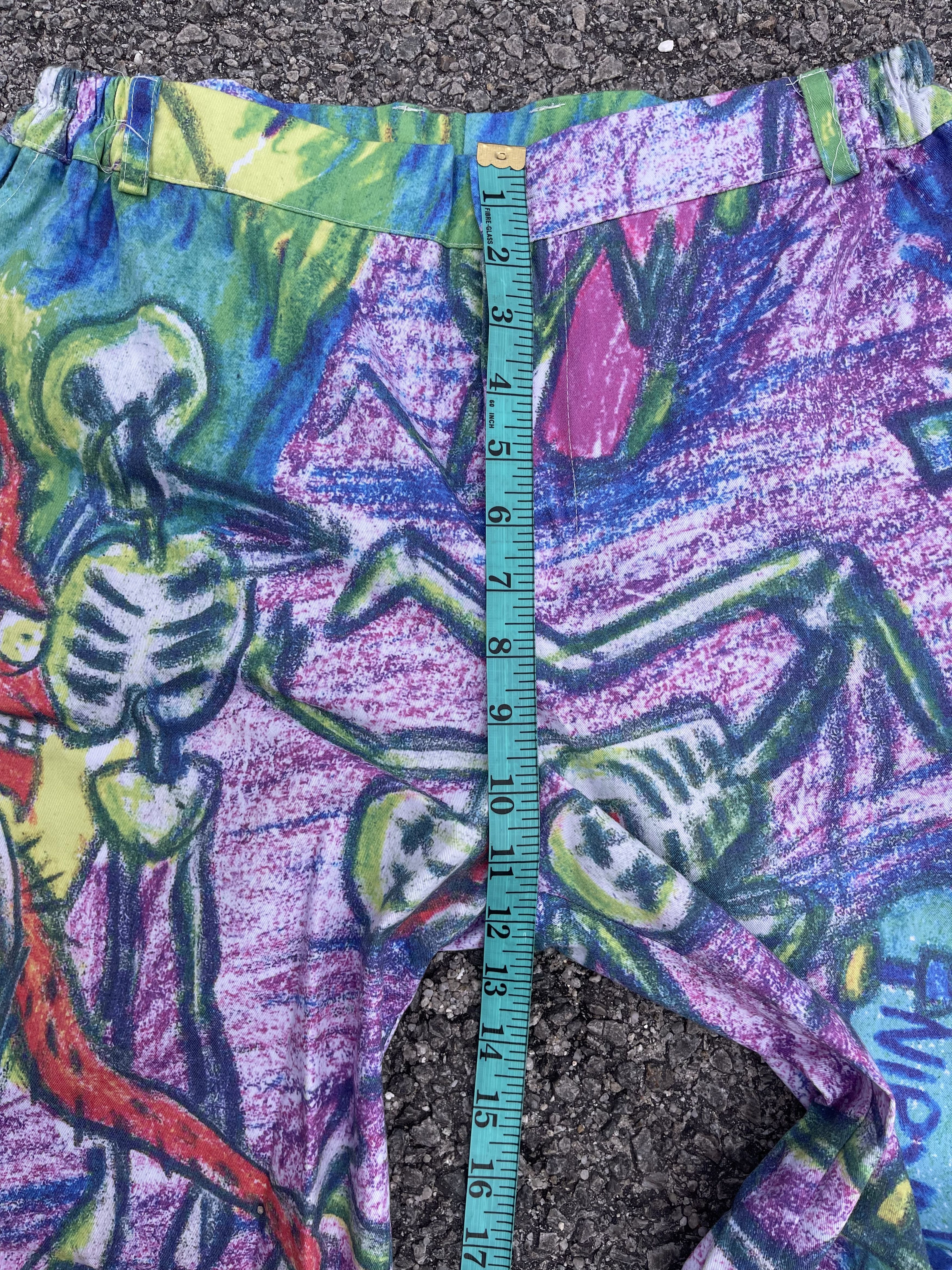 Nirvana “Skull Skater” Fullprint OVP Artwork Trouser Baggy Size US 30 / EU 46 - 9 Thumbnail