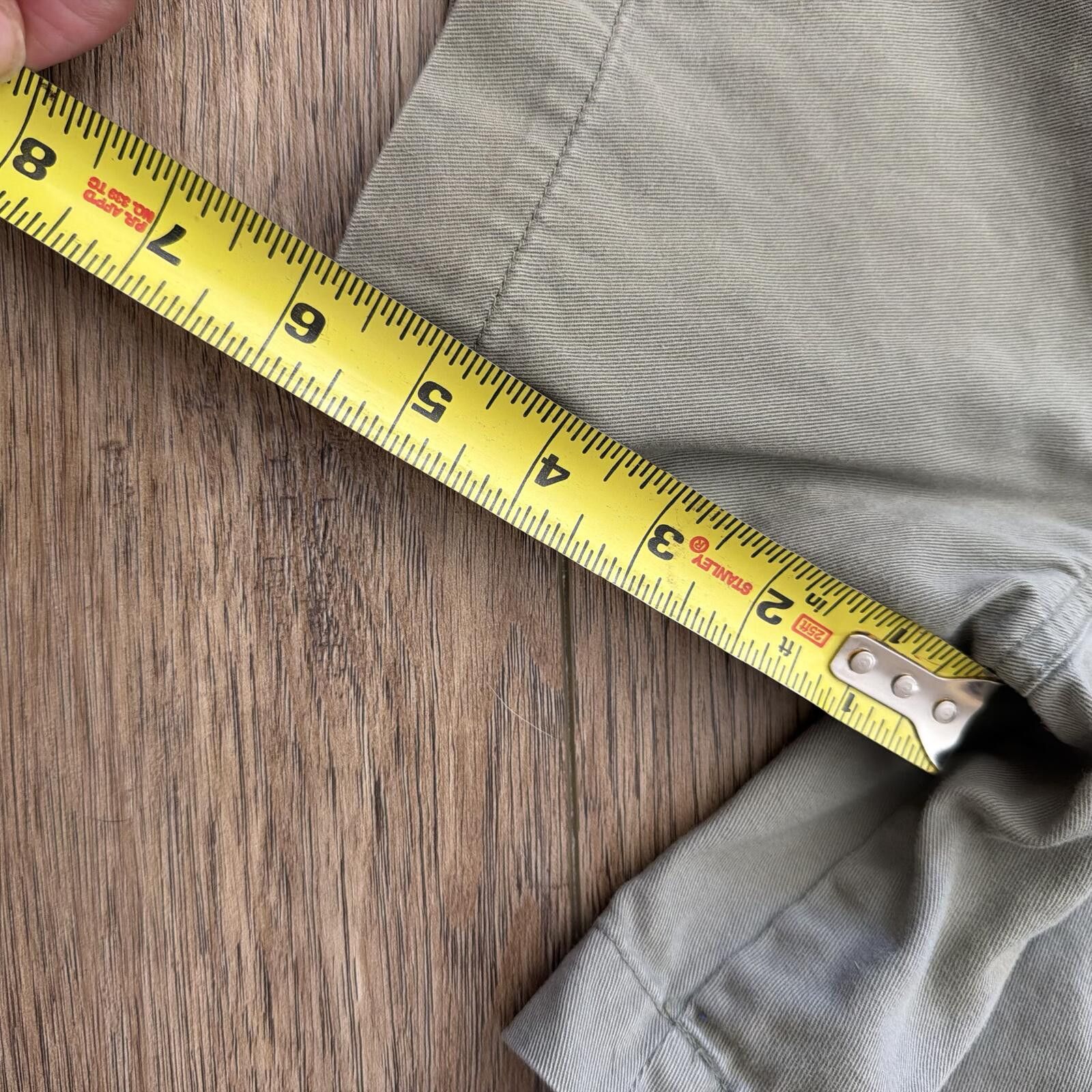 Other Vintage 90s Jones Wear Sport Cotton Cargo Shorts Olive Green Size US 34 / EU 50 - 6 Thumbnail