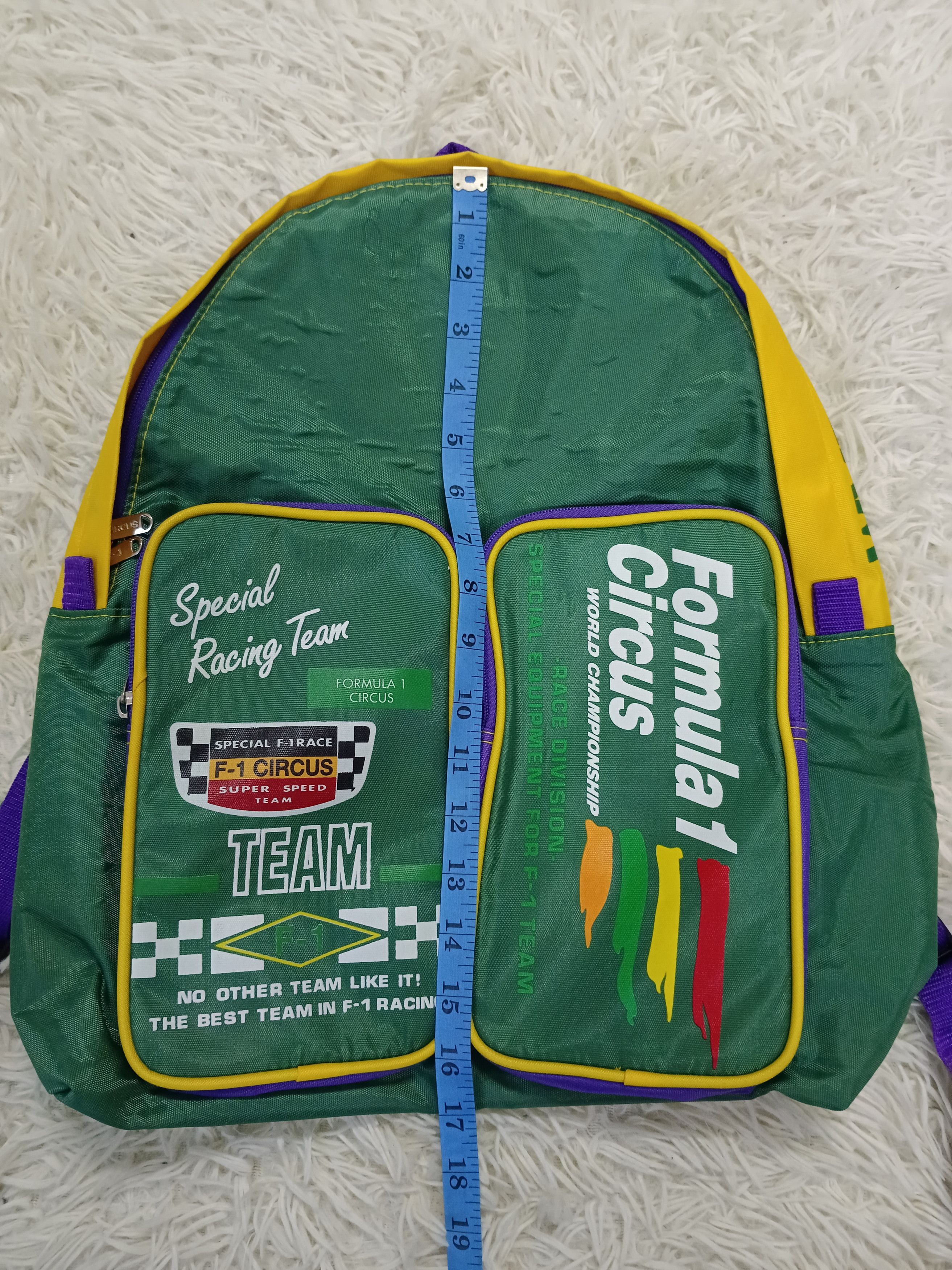 Formula 1 VINTAGE FORMULA 1 RACING MULTICOLOUR BAGPACK Size ONE SIZE - 8 Thumbnail