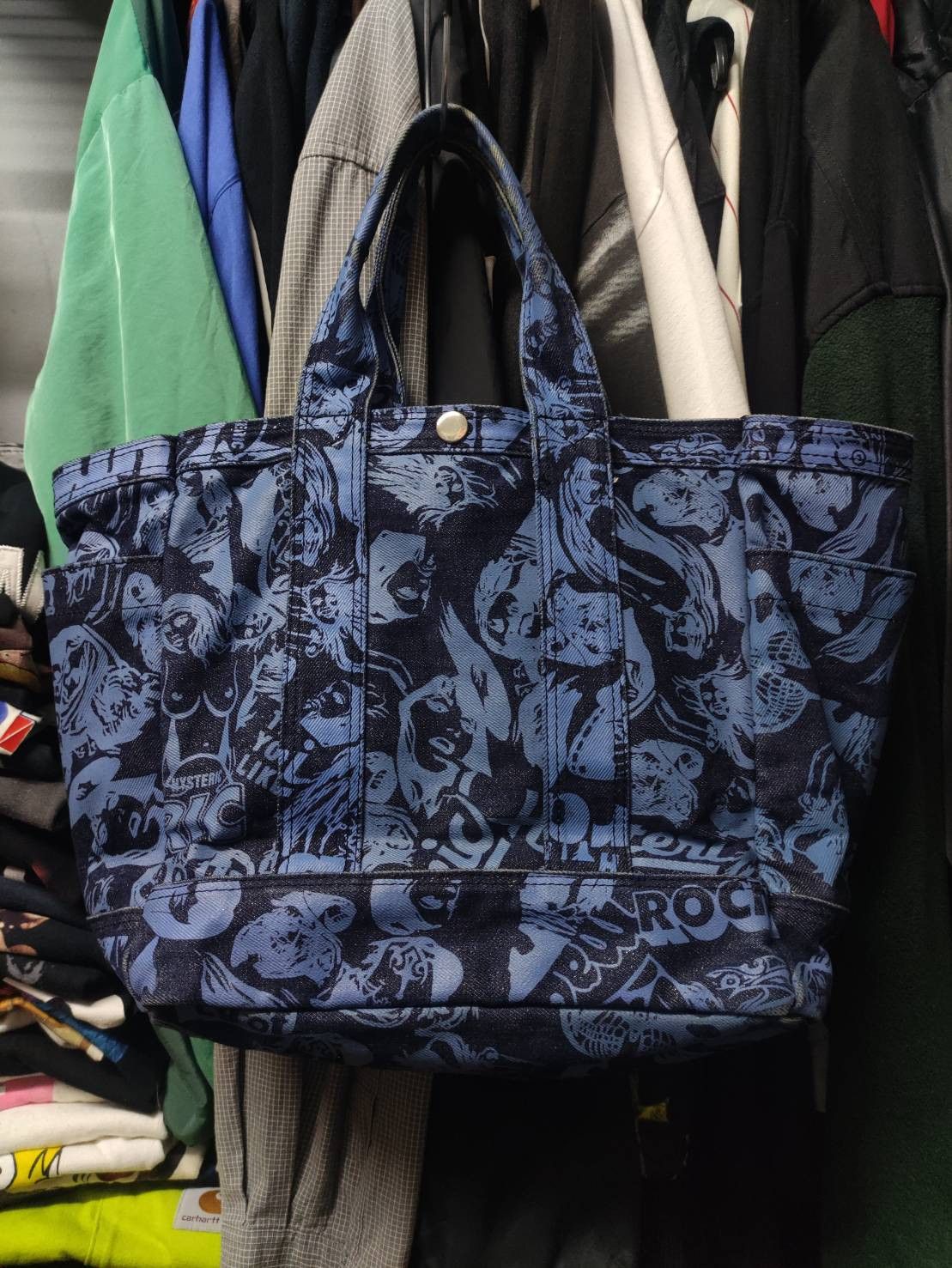 Denime Hysteric Glamour Full Print Denim Jeans HandBag Size ONE SIZE - 12 Thumbnail