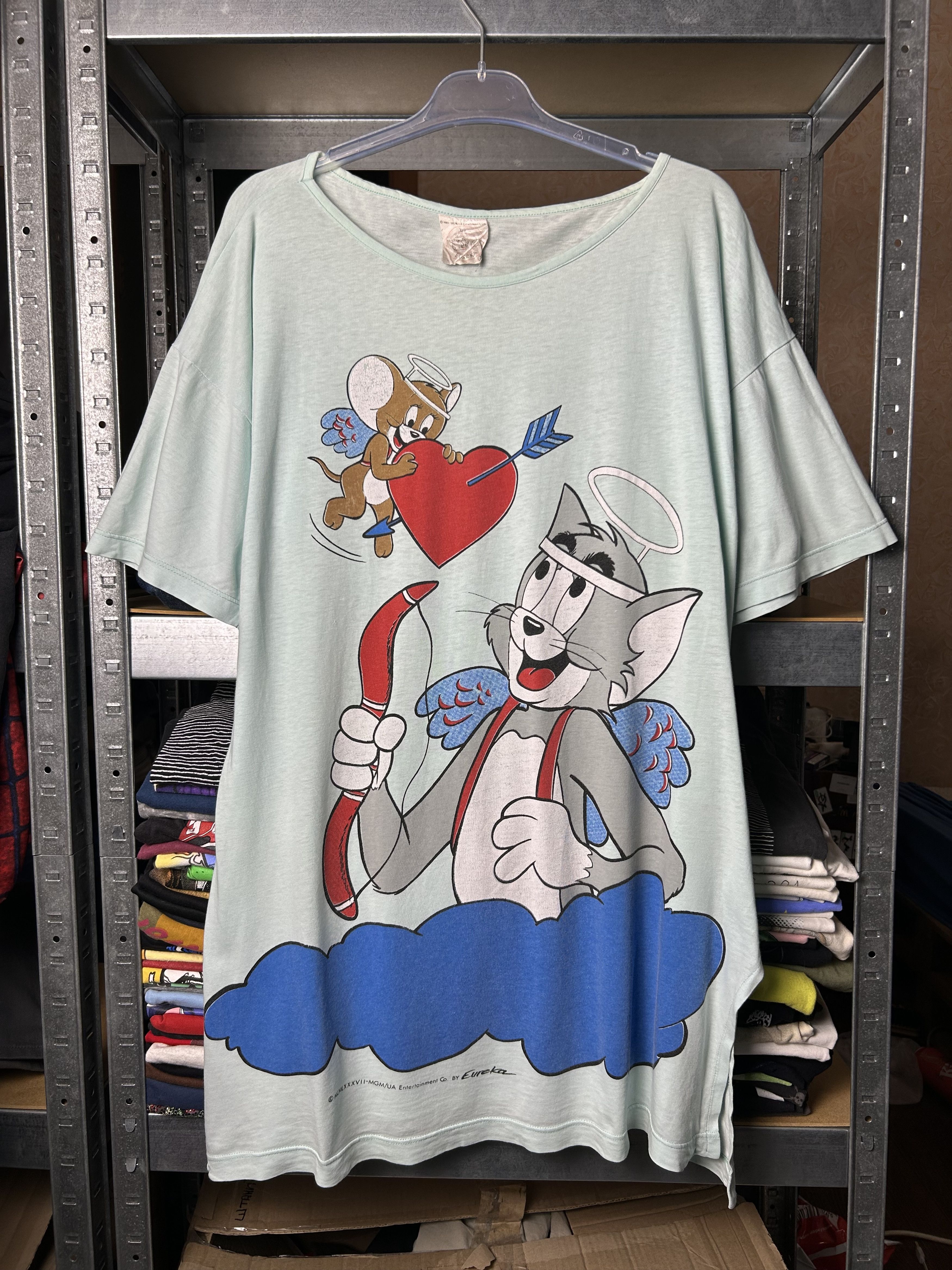 Cartoon Network Vintage 1987 Tom and Jerry Eureka Cartoon Movie T-shirt Size US XXL / EU 58 / 5 - 1 Thumbnail