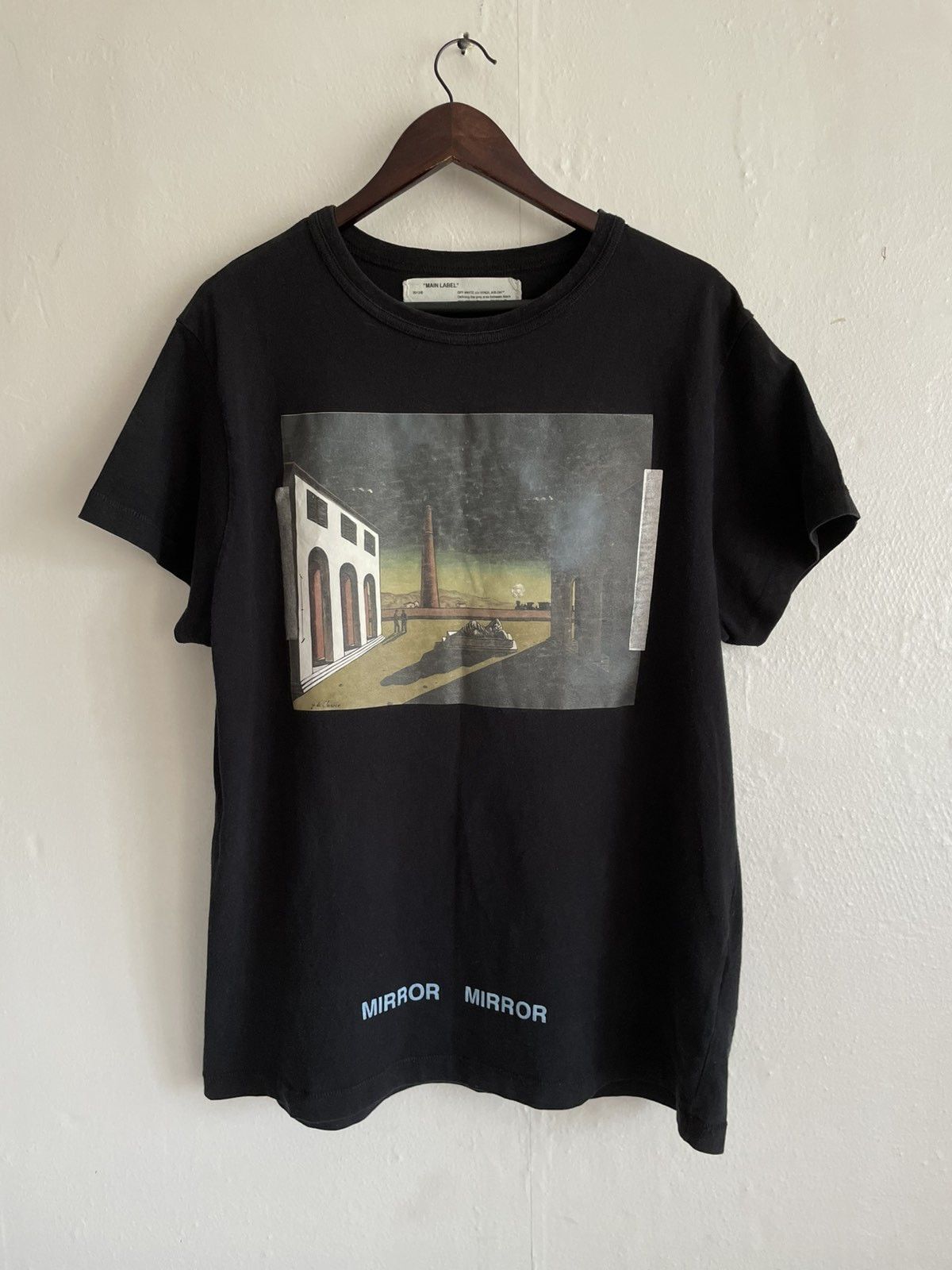 Off-White Off-White Virgil Abloh Chirico Mirror Tee Arrow Logo SS13 Size US S / EU 44-46 / 1 - 1 Thumbnail