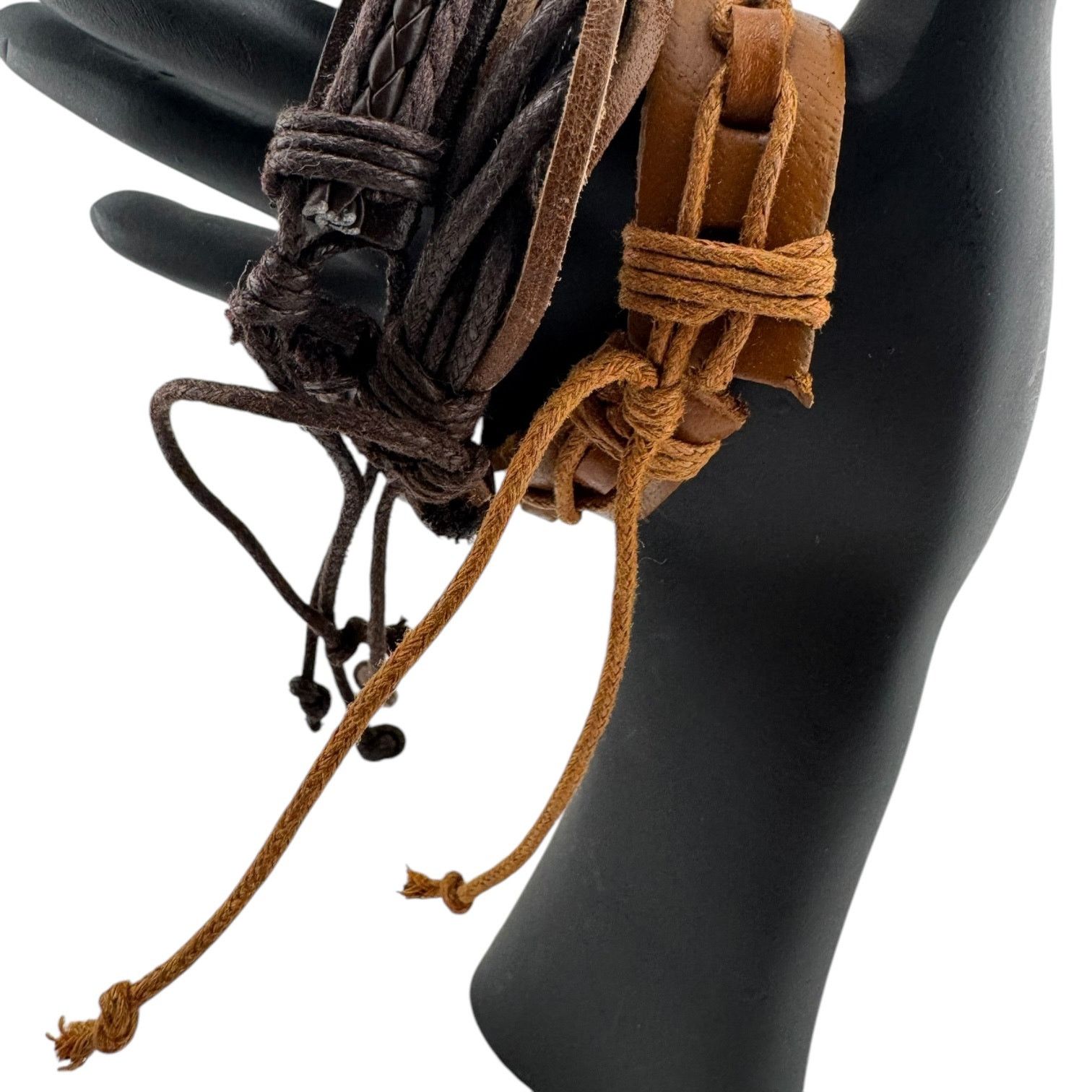 Other Untamed Cuffs: Trio of Rebel Leather Bands Size ONE SIZE - 2 Thumbnail