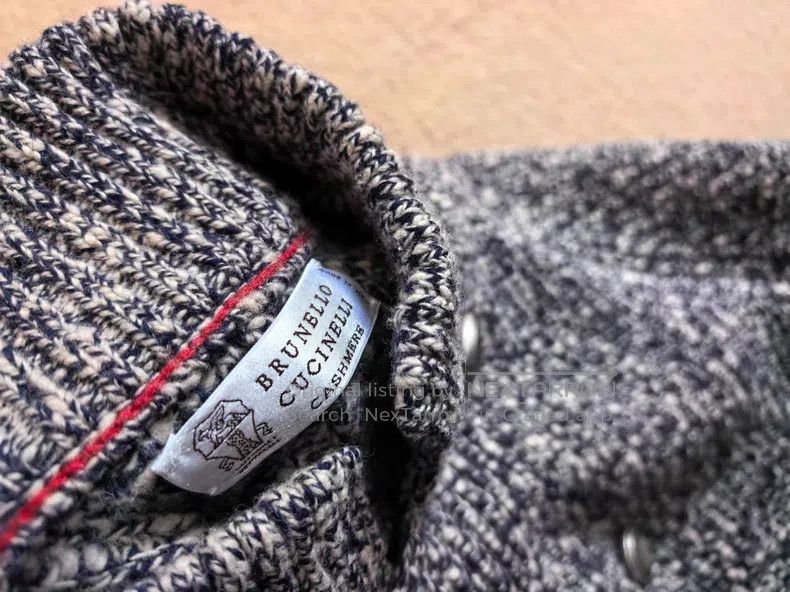 Brunello Cucinelli Brunello Cucinelli Furry double-breasted sweater Size US XL / EU 56 / 4 - 6 Thumbnail