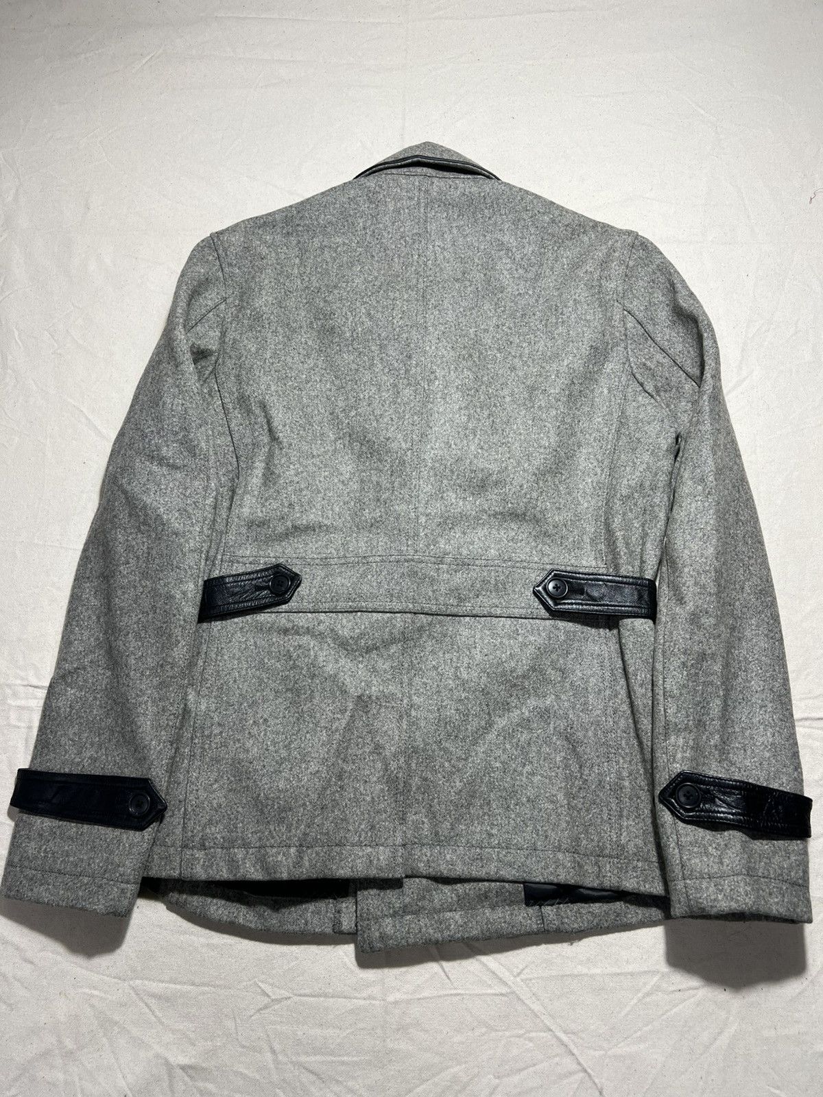 Tete Homme Tête Homme wool-blend double-breasted peacoat with zipper Size US M / EU 48-50 / 2 - 11 Thumbnail