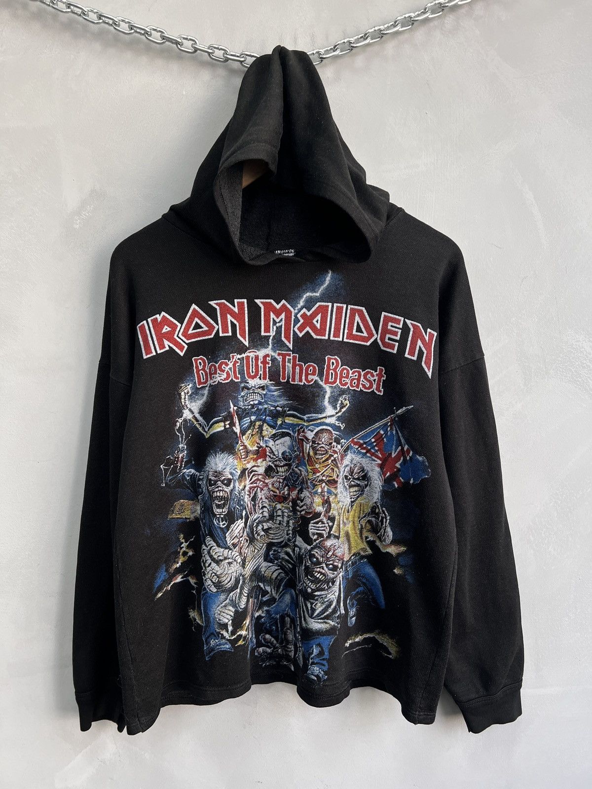 Iron Maiden 1998 iron Maiden tour hoodie Best of the Beast punk Size US M / EU 48-50 / 2 - 1 Thumbnail