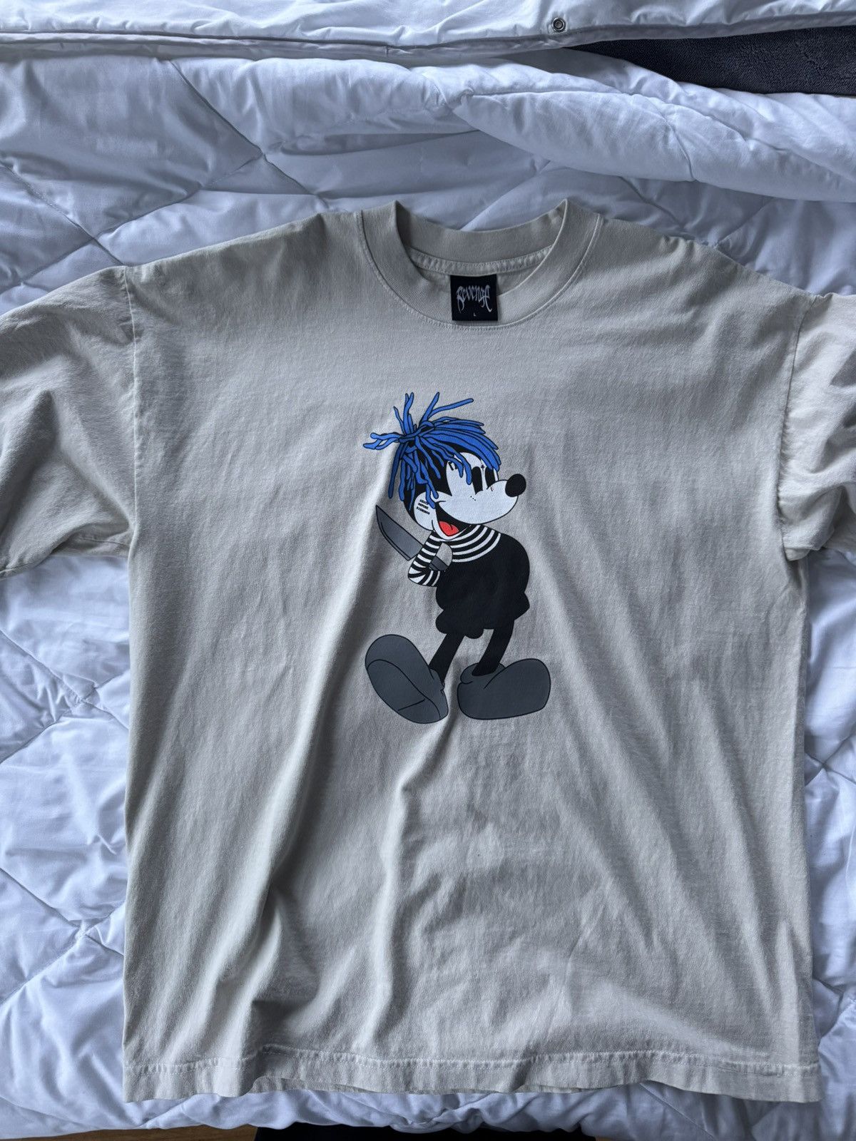 Revenge Revenge XXXTentacion Mickey shirt ‘SAD!’ - Beige Tee Size US L / EU 52-54 / 3 - 5 Thumbnail