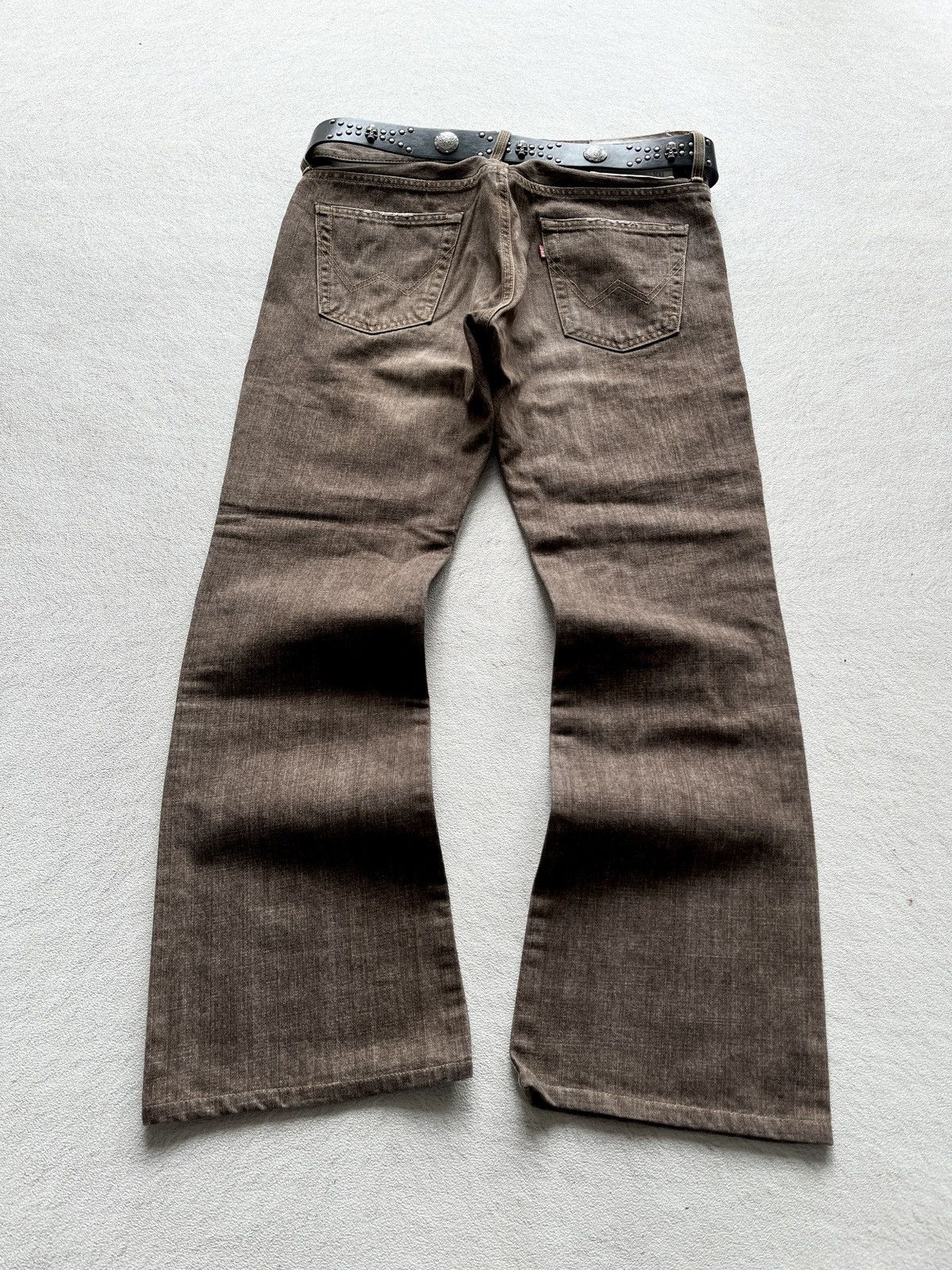 Kapital 2000s Edwin XV Brown Flared Jeans If Six Was Nine Size US 34 / EU 50 - 6 Thumbnail