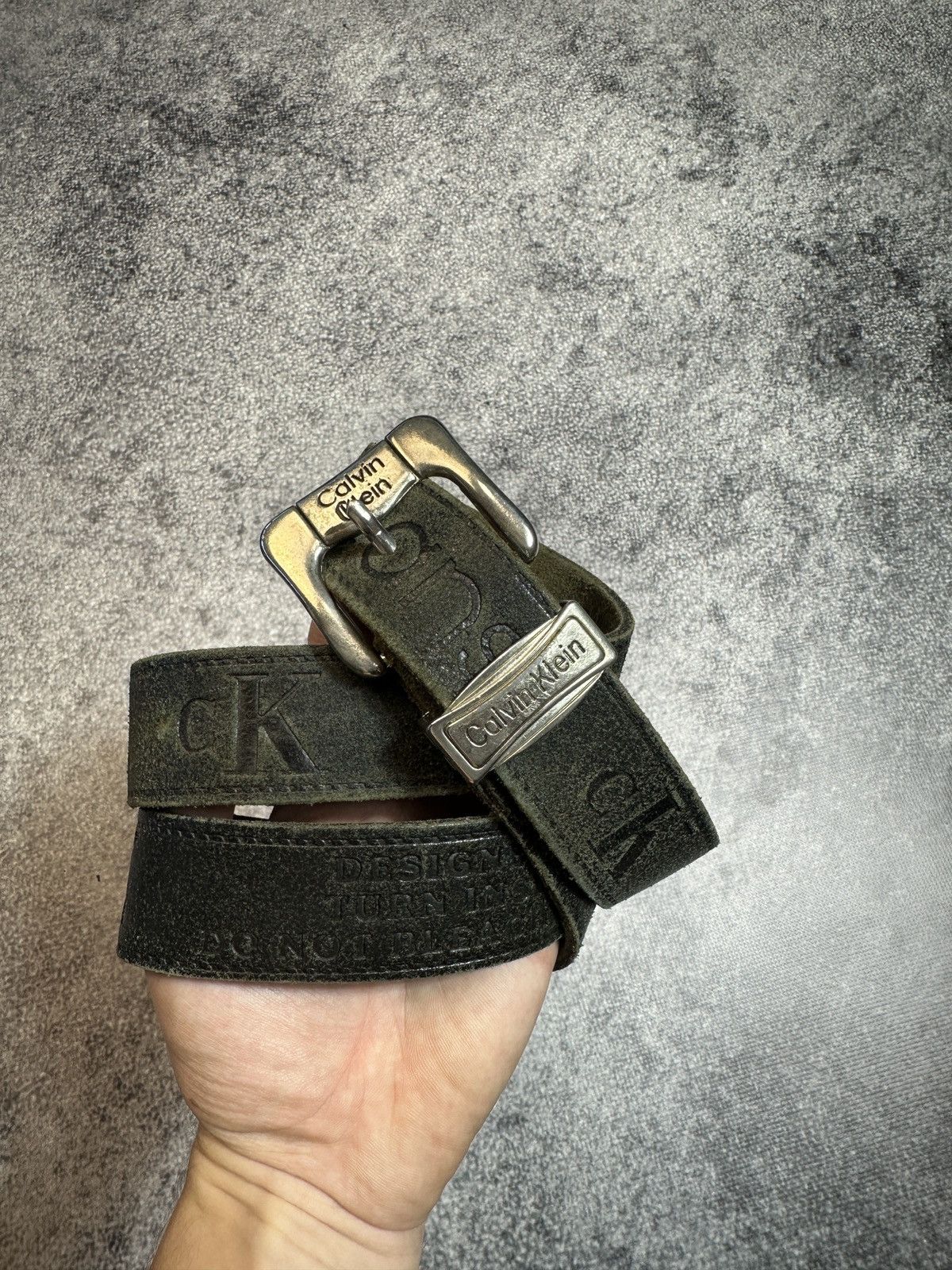 Calvin Klein Y2K Calvin Klein CK Logo Belts Hype Streetwear Rare USA Size ONE SIZE - 1 Thumbnail
