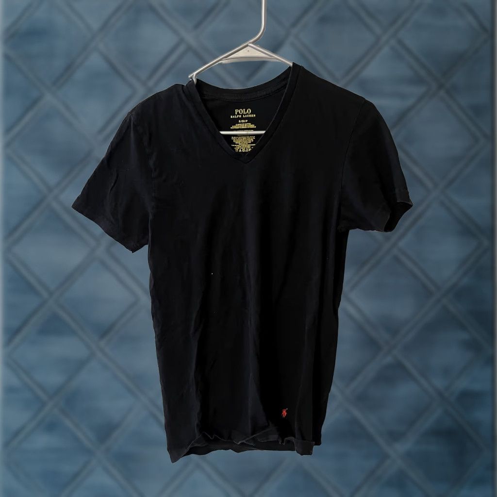 Polo Ralph Lauren Polo Ralph Lauren Sleepwear Shirt Men S Black V-Neck Cotton Sleep Shirt EUC Sleepwear Top Size US S / EU 44-46 / 1 - 1 Thumbnail