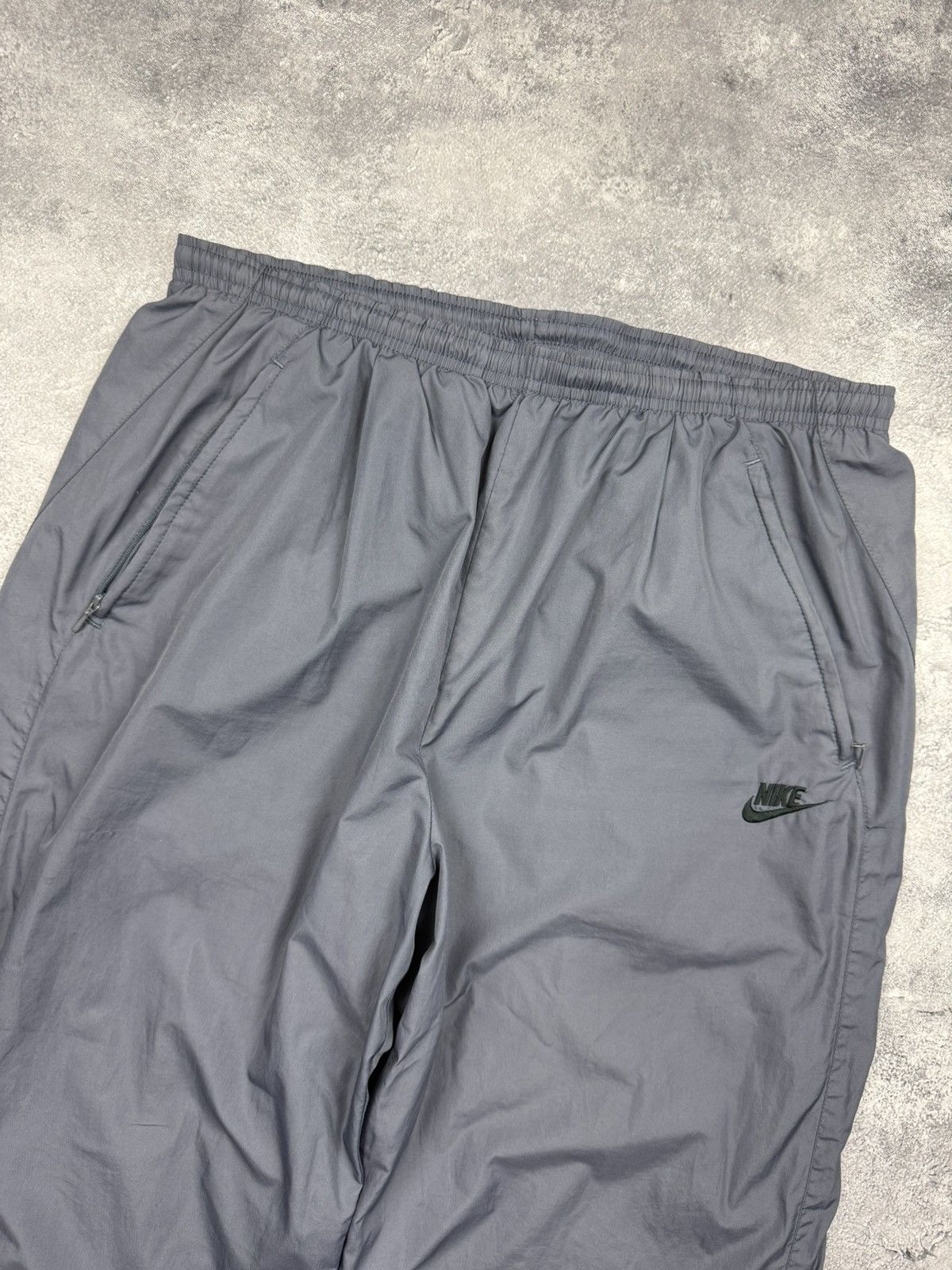 Nike Vintage 90’s Nike Nylon Track Pants Drill Y2K Sweatpants Size US 34 / EU 50 - 7 Thumbnail