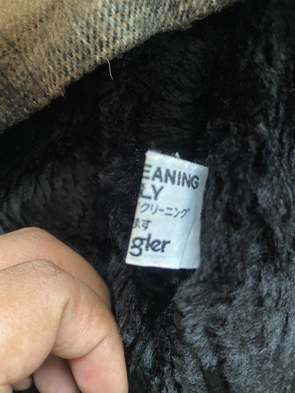 Wrangler Vintage 1990’s Wrangler Shadow Plaid Sherpa Jacket Size US M / EU 48-50 / 2 - 7 Thumbnail