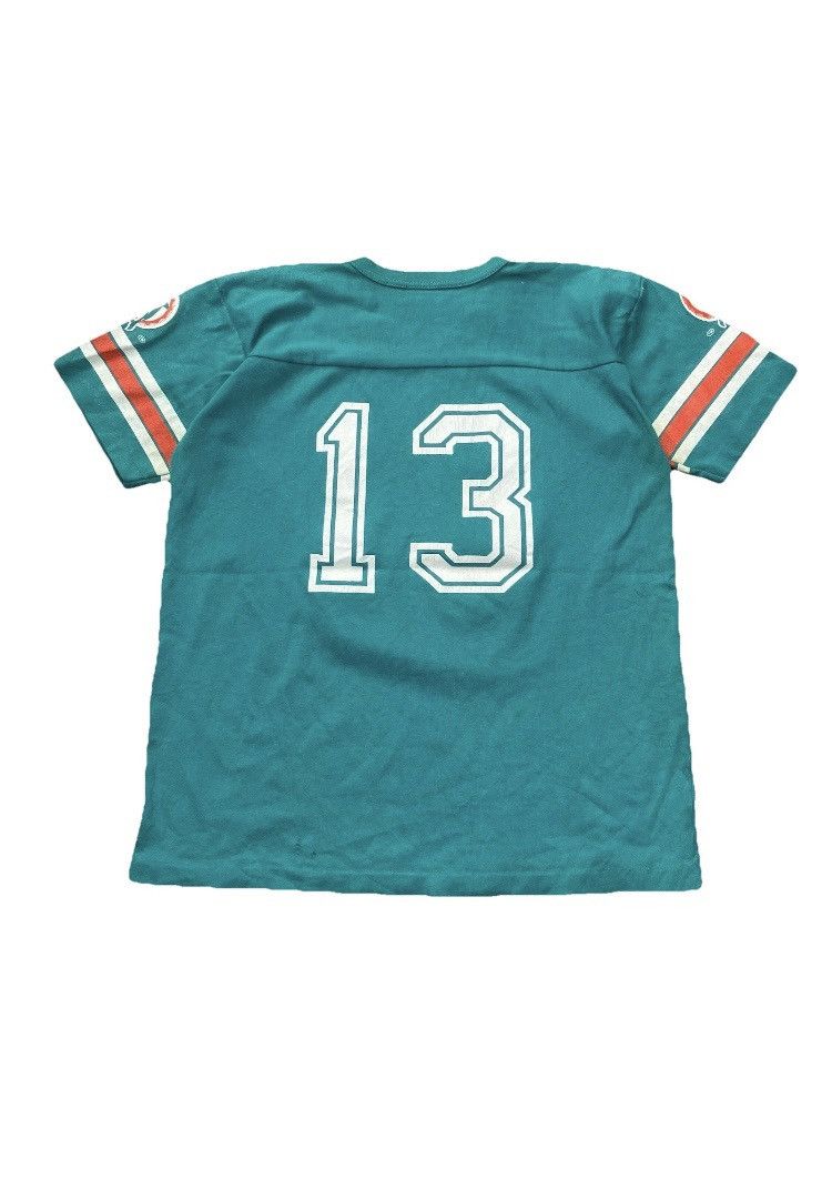 NFL × Vintage 80’s Dan Marino Miami dolphins 50/50 jersey shirt Rawlings Size US M / EU 48-50 / 2 - 2 Thumbnail