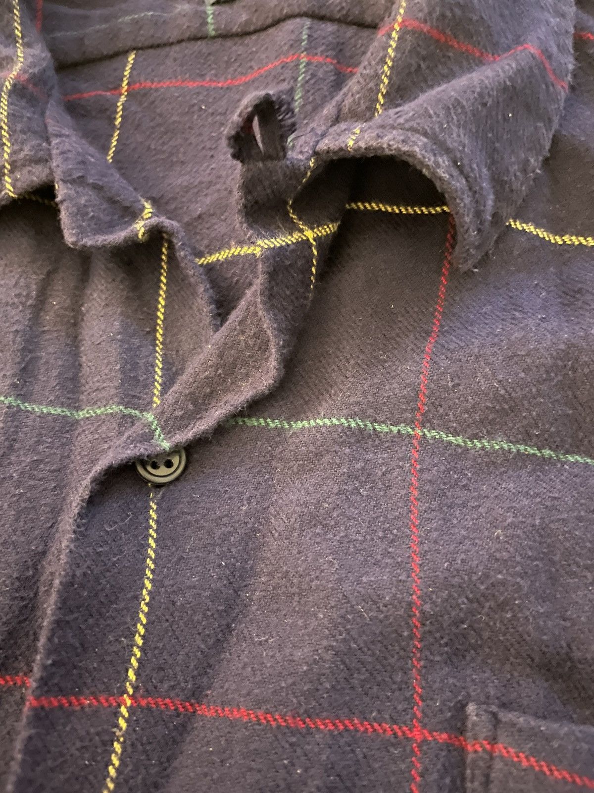 Polo Ralph Lauren × Vintage Windowpane Flannel Sport Shirt Size US XL / EU 56 / 4 - 3 Thumbnail