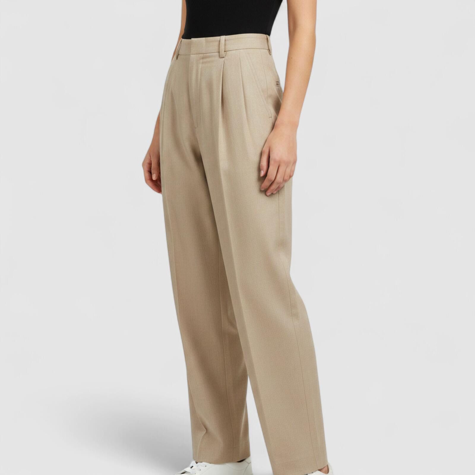 Other Giorgio Sant Angelo Vintage Tan Solid Pants Womens Small Size 28" / US 6 / IT 42 - 2 Thumbnail