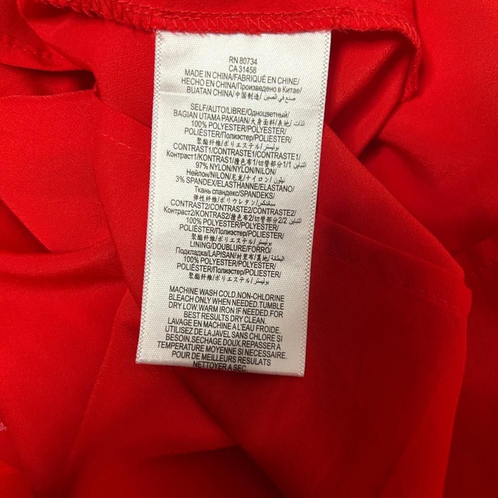 Designer BCBGeneration l Red Maxi W Lace Detail Size 4 Size S / US 4 / IT 40 - 10 Thumbnail