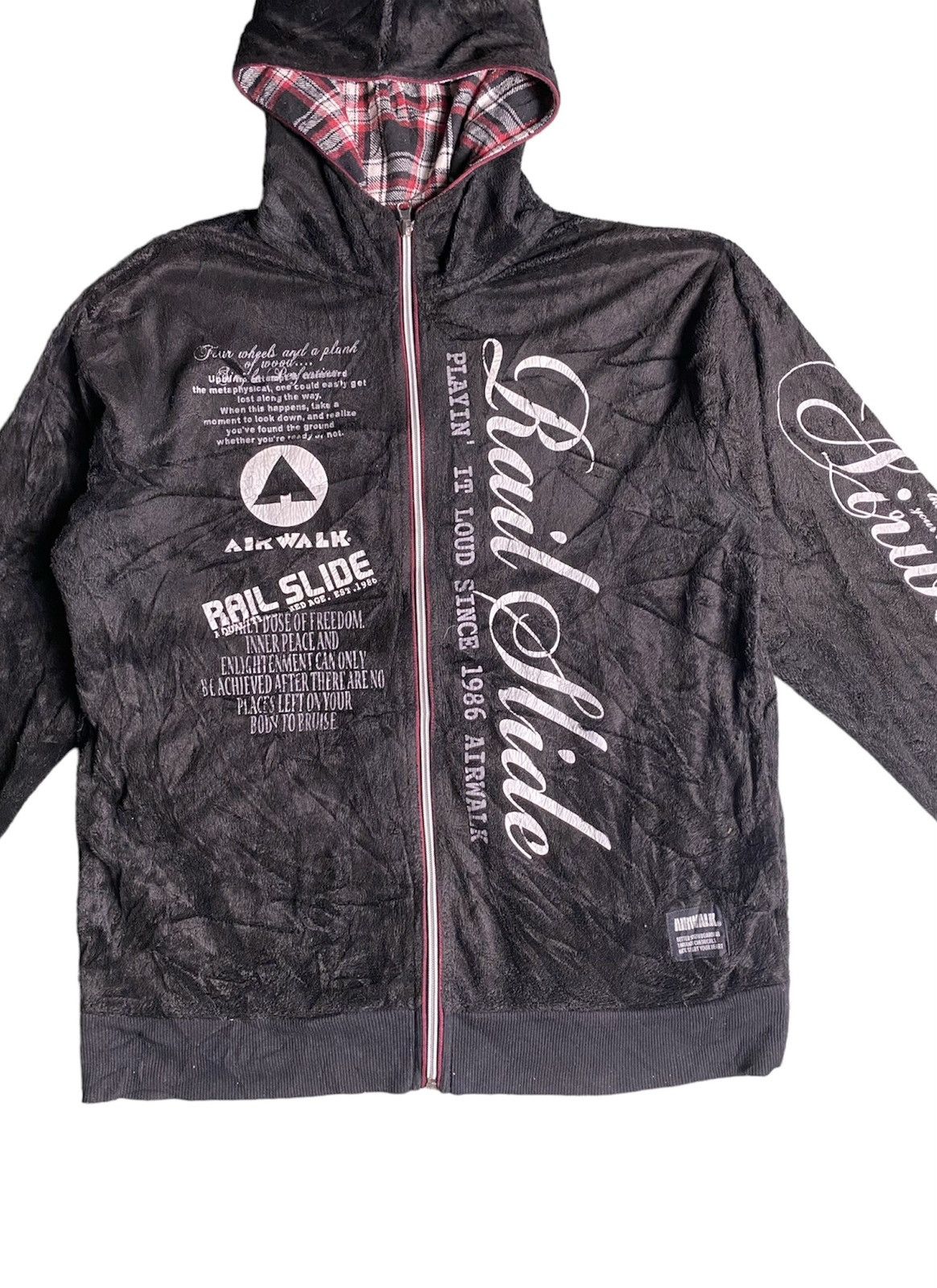 Airwalk × Japanese Brand Airwalk Board Wear Fleece zipper Hoodies Size US L / EU 52-54 / 3 - 4 Thumbnail