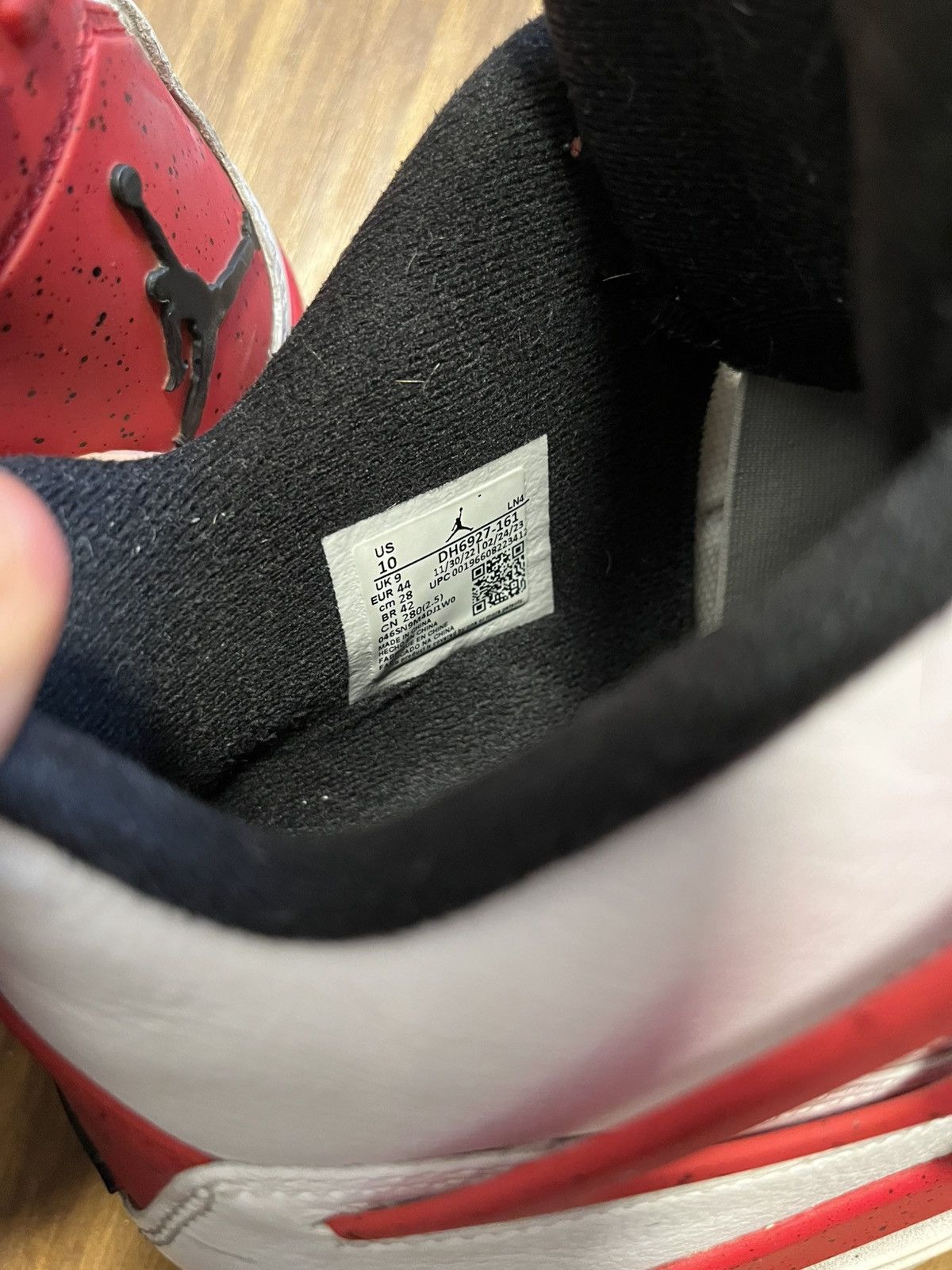 Nike jordan 4 red cement Size US 10 / EU 43 - 14 Thumbnail