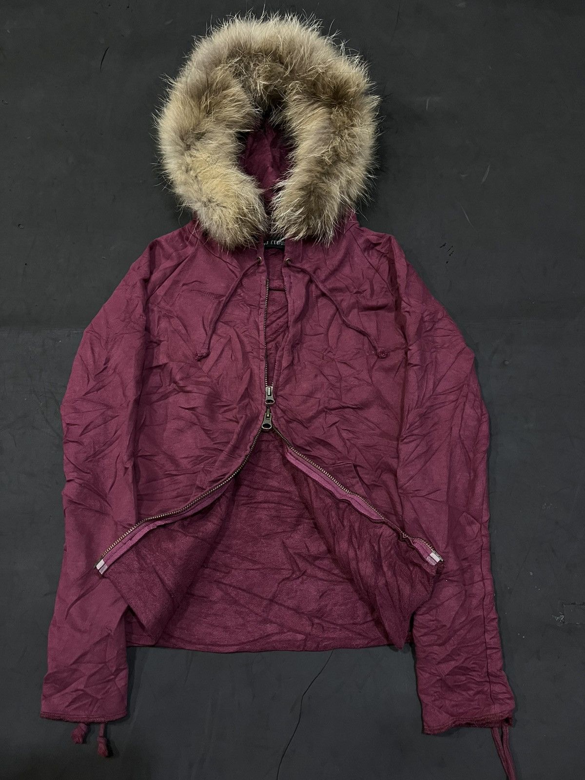 Japanese Brand Rodeo crowns fur hoodie ifsixwasnine Lgb styled Size US S / EU 44-46 / 1 - 3 Thumbnail