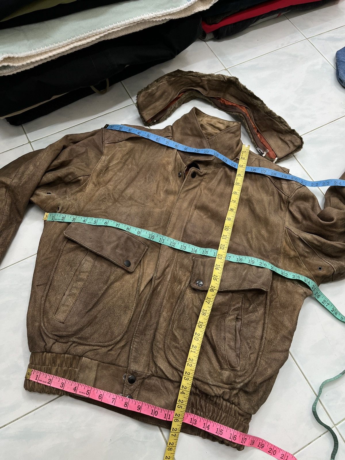 Genuine Leather 🔥🔥🔥STEALS VTG EVANS ENTERPRISE LEATHER JACKET Size US M / EU 48-50 / 2 - 24 Thumbnail