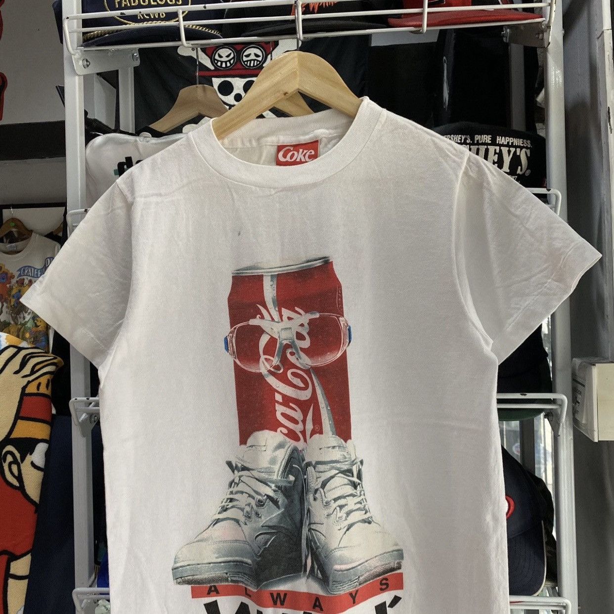 Coca Cola Vintage 1994 Coca-Cola "Always Jammin" Graphic T-Shirt White Size US M / EU 48-50 / 2 - 3 Thumbnail