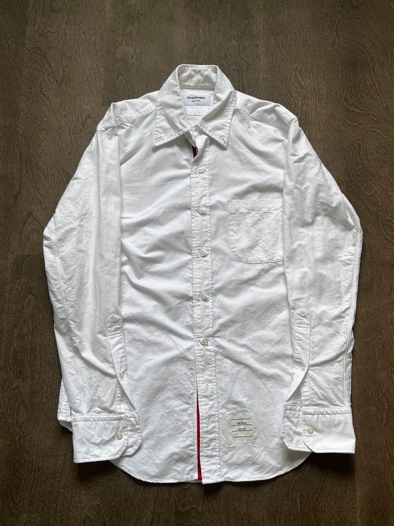 Thom Browne Thom Browne Basic striped shirt Size US M / EU 48-50 / 2 - 1 Thumbnail