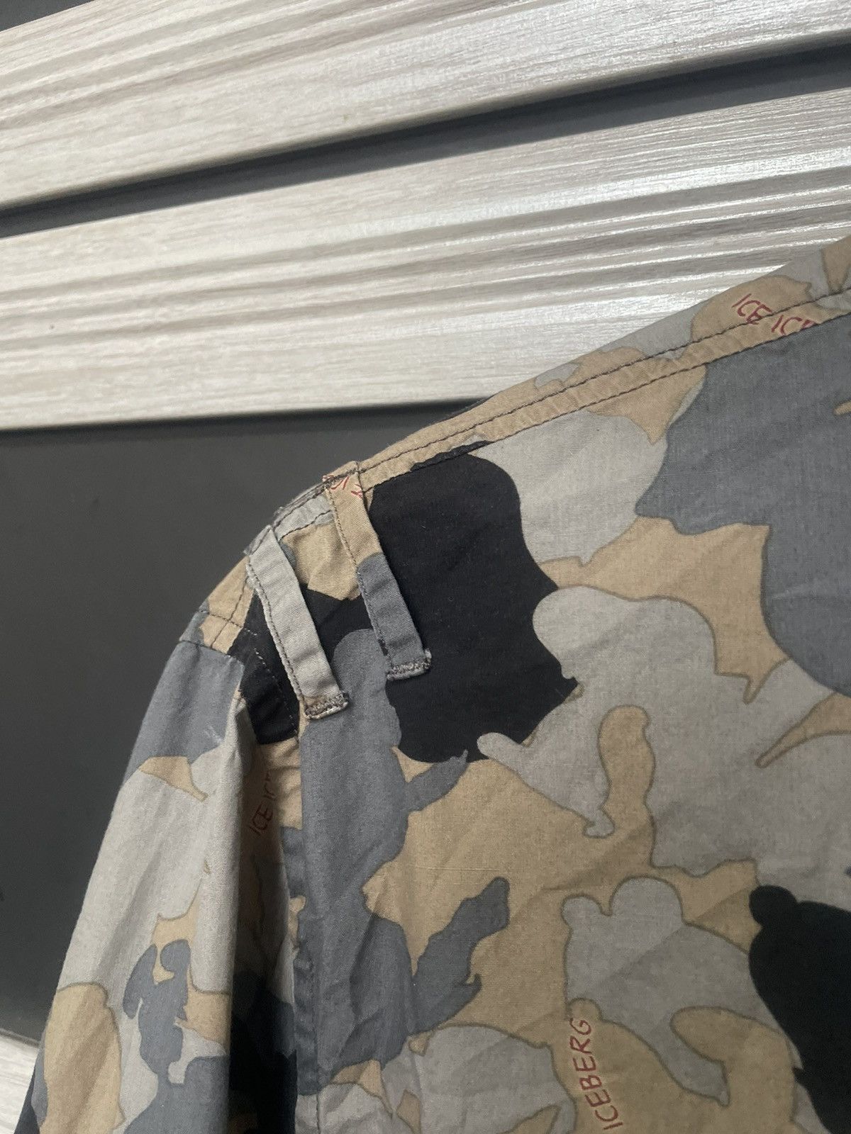Iceberg × Peanuts Iceberg Snoopy Monogram Shirt Camo Logo Longsleeve Ice Size US XL / EU 56 / 4 - 10 Thumbnail