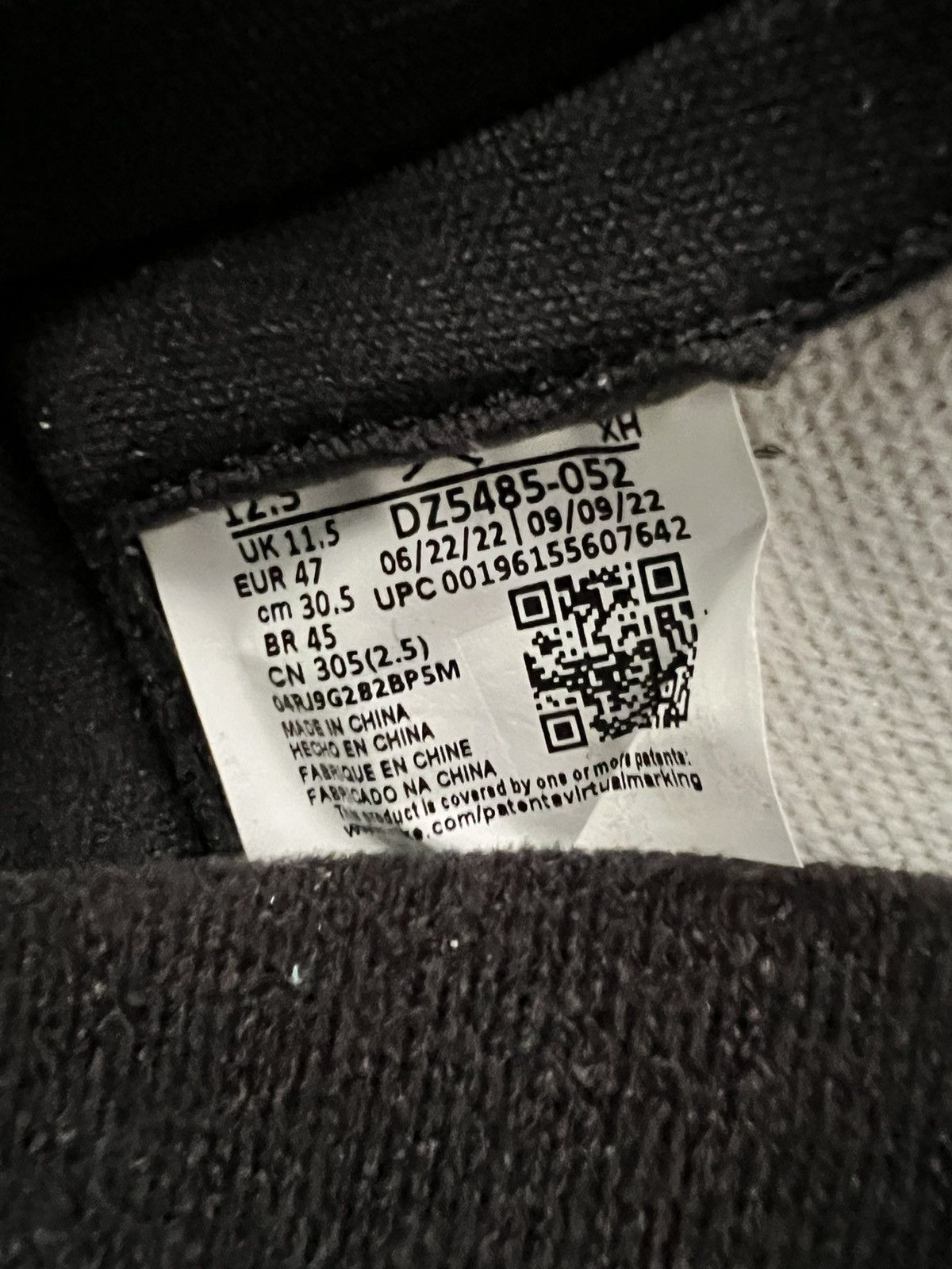 Nike Jordan 1 Retro High OG white cement Size US 12.5 / EU 45-46 - 11 Thumbnail