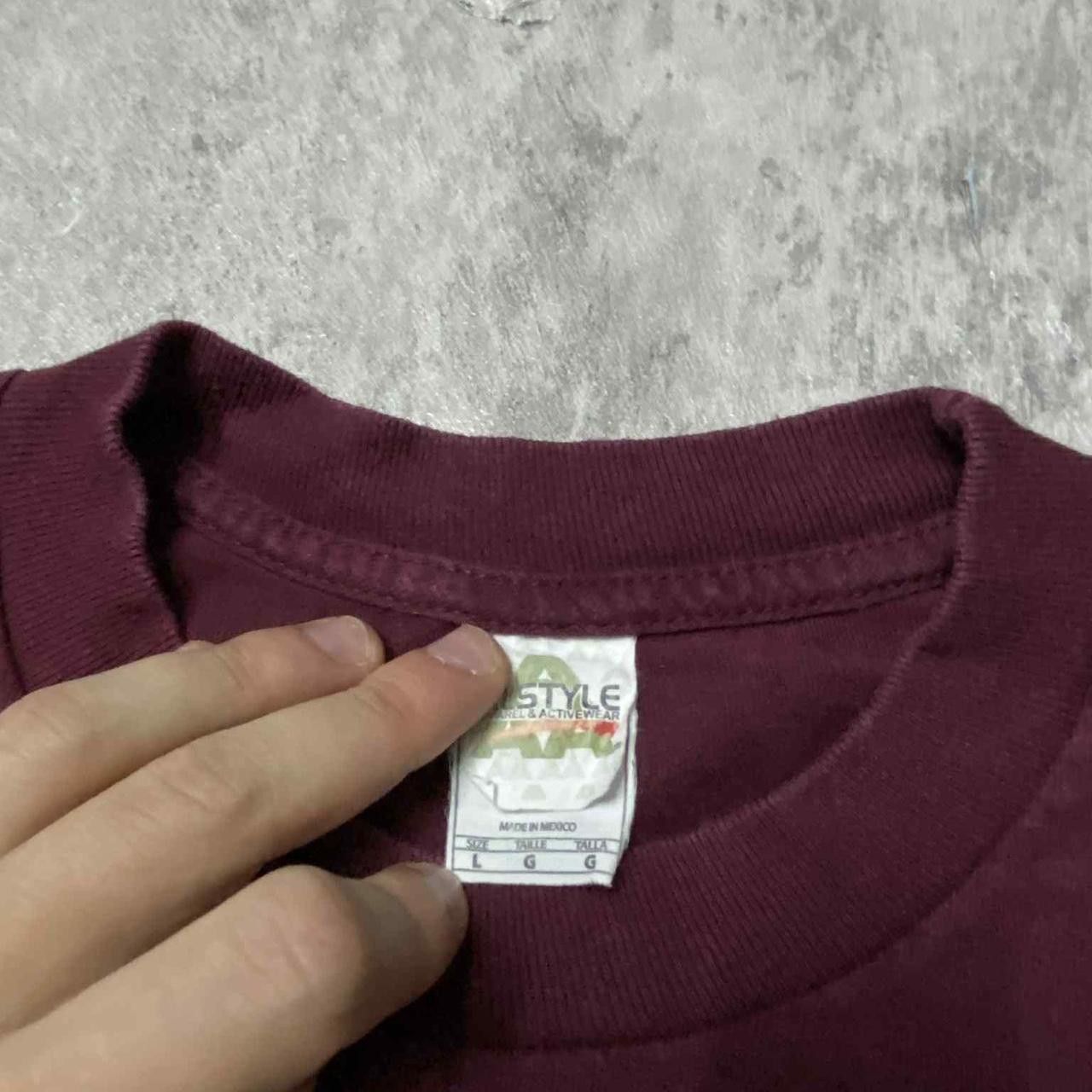 Other Burgundy and white Life's A Mountain Toosh Beach T-Shirt Size US L / EU 52-54 / 3 - 3 Thumbnail