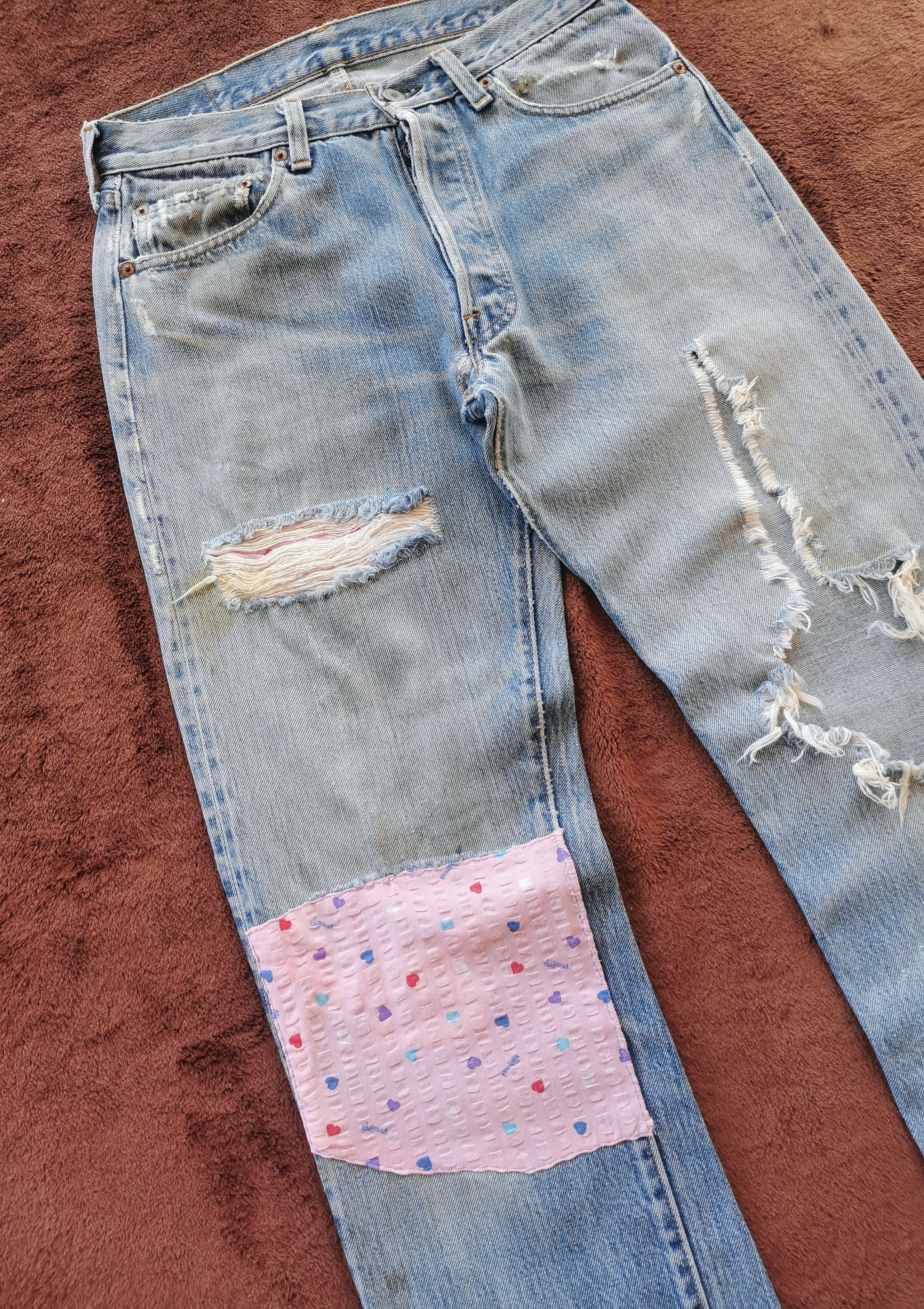 Kapital 80s Vintage Levis Selvedge Jeans Style Kapital Jeans Size US 30 / EU 46 - 5 Thumbnail