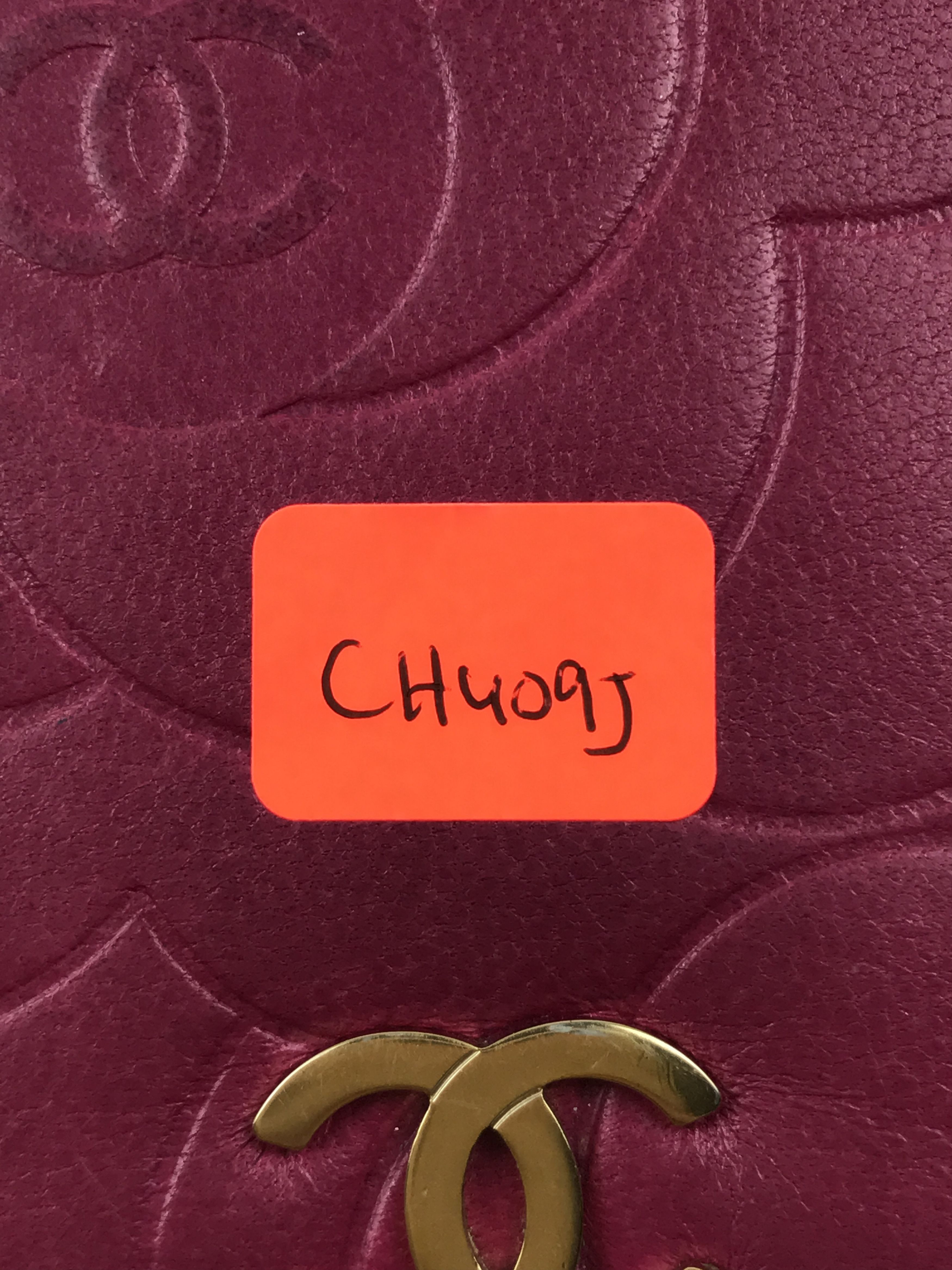 Chanel × Vintage Chanel Pink Embossed Lambskin Leather Camellia Long Wallet Size ONE SIZE - 20 Thumbnail