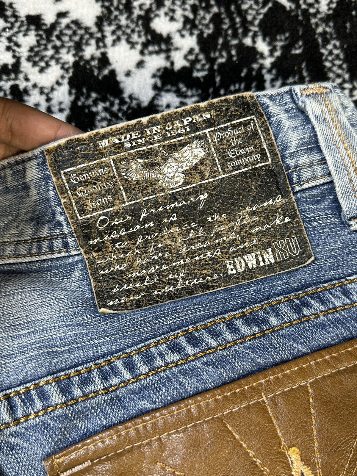 Kapital Flared Edwin Exclusive Vintage Mud Wash Jeans Size US 30 / EU 46 - 15 Thumbnail
