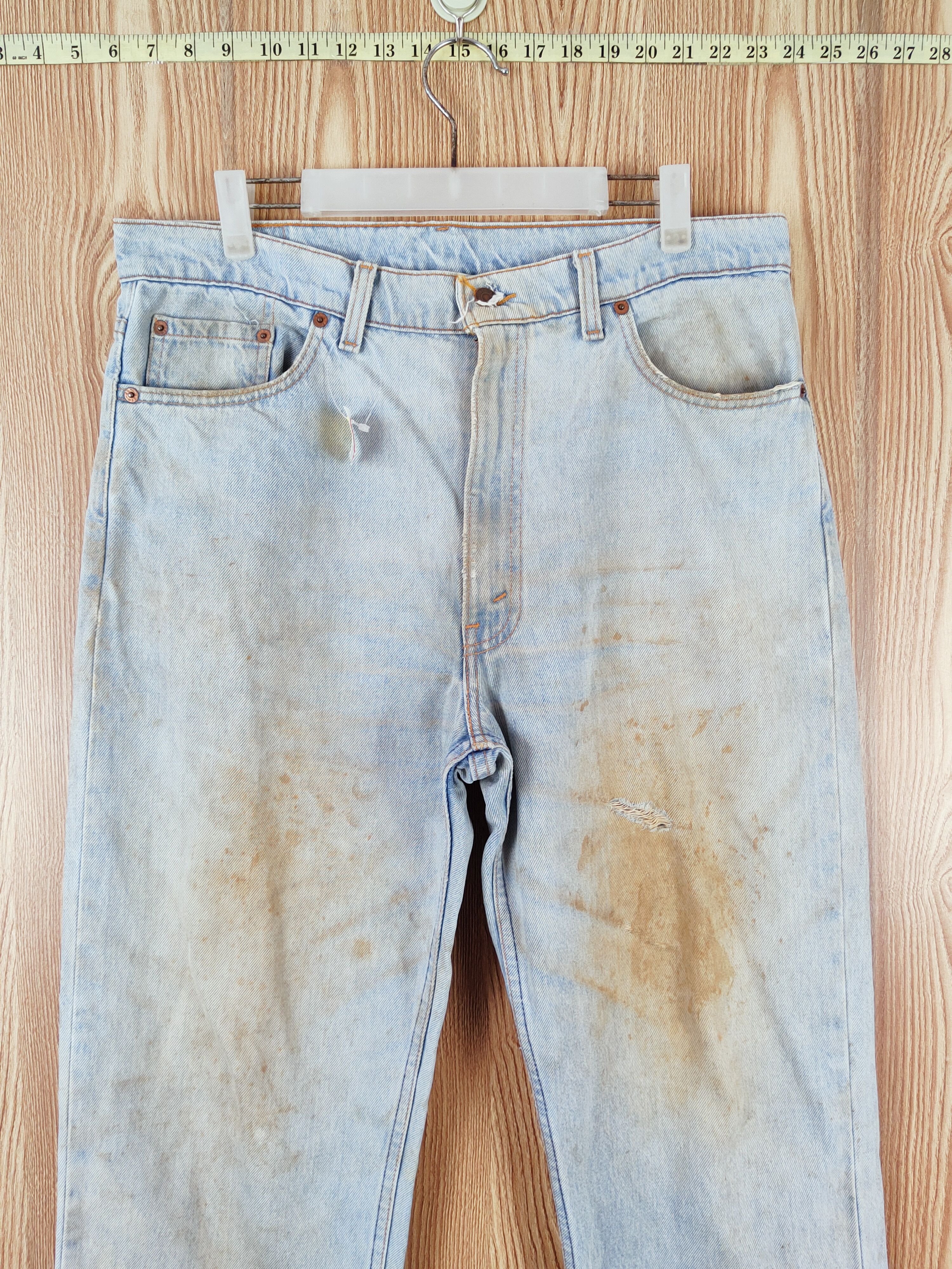 Levi's Levi's vintage usa Blue Faded Distressed Ripped Jeans #W804 Size US 36 / EU 52 - 2 Thumbnail