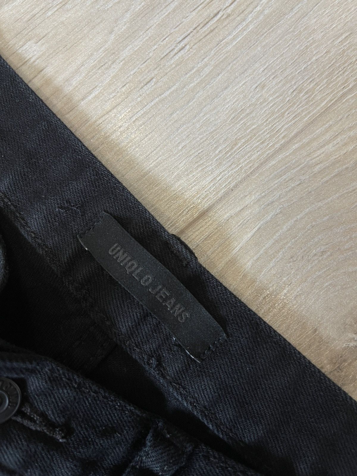 Designer × Uniqlo Uniqlo black men’s jeans denim 29 Size US 29 - 5 Thumbnail